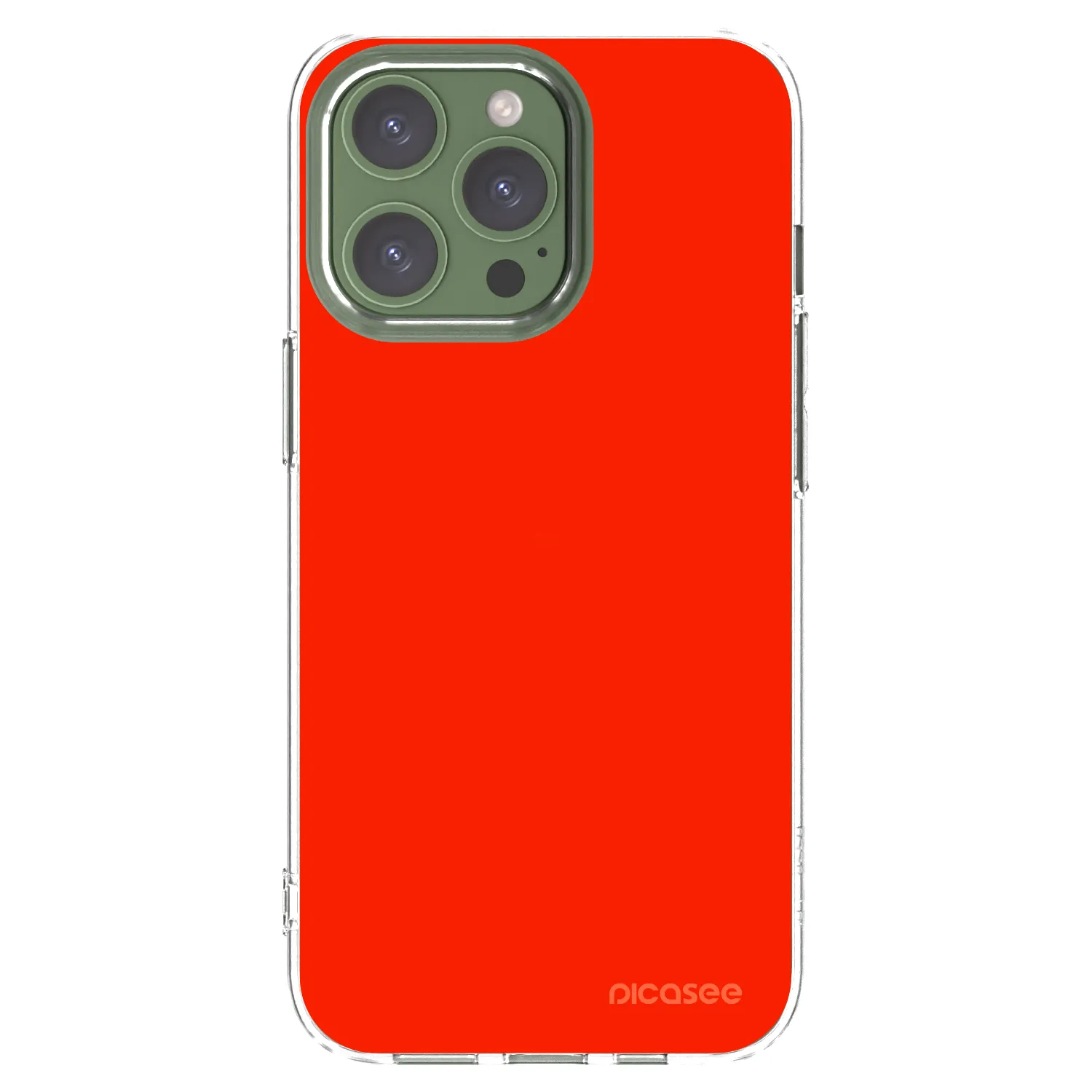 Picasee silikonski prozorni ovitek za Apple iPhone 13 Pro - Maranello Red