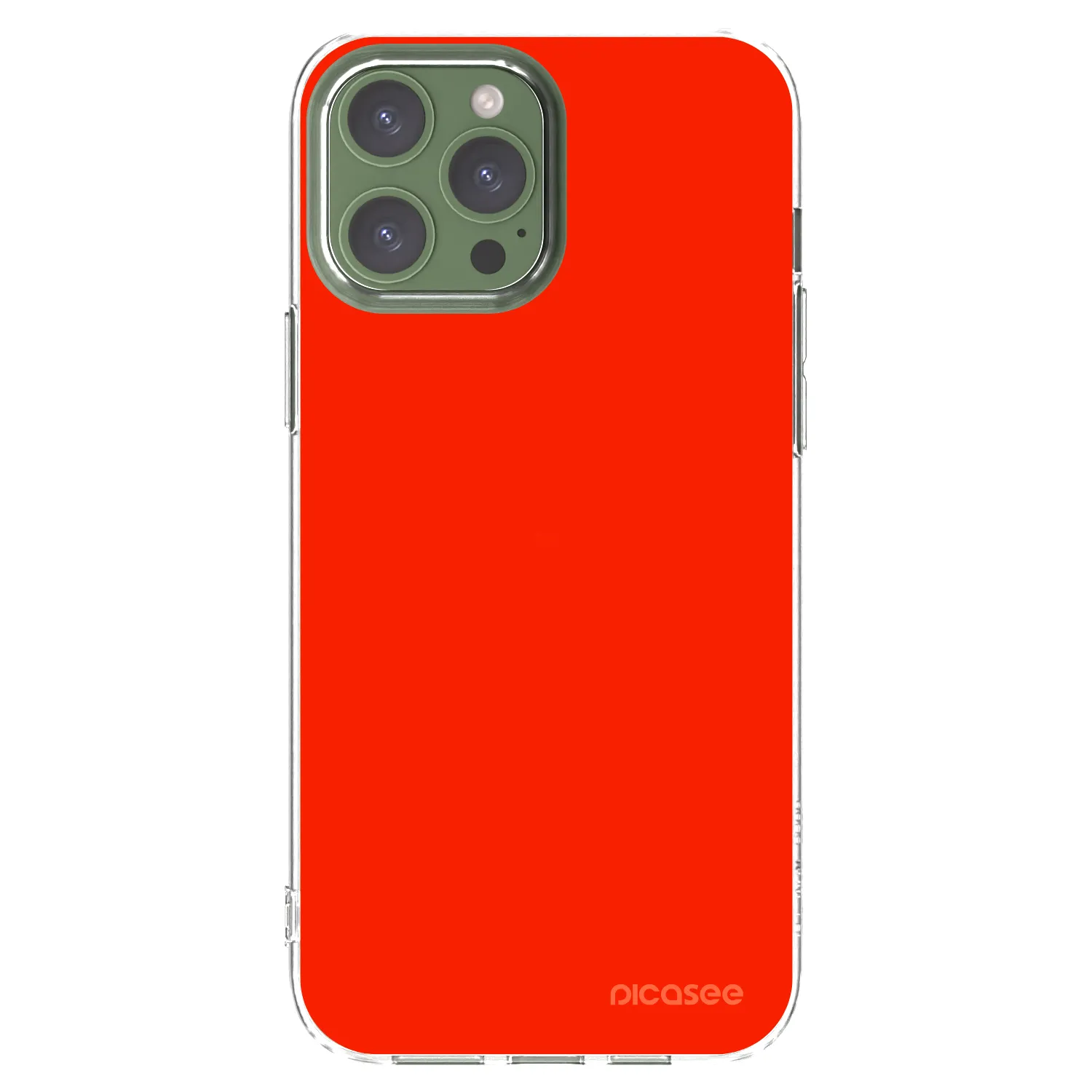 Picasee silikonski prozorni ovitek za Apple iPhone 13 Pro Max - Maranello Red