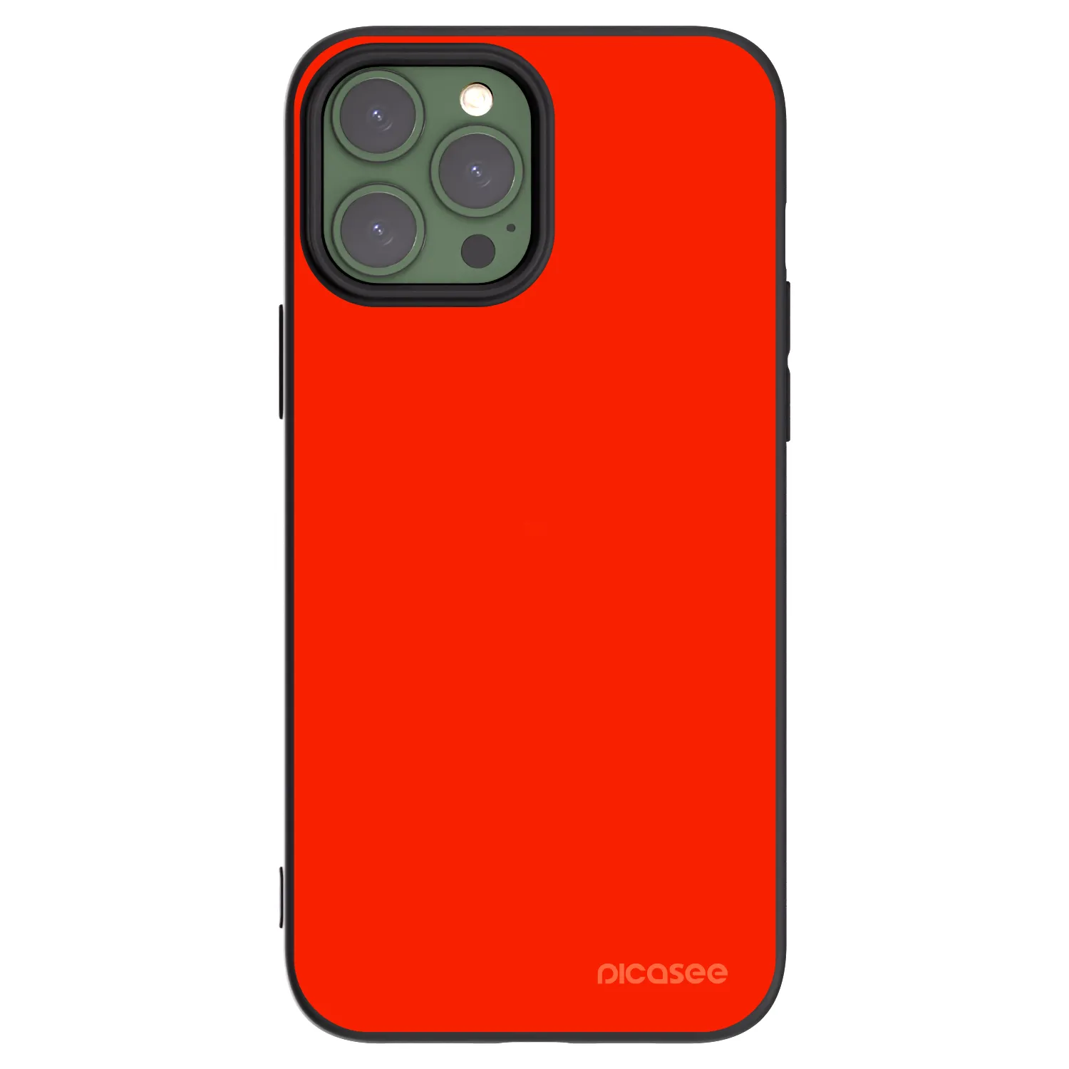 Picasee silikonski črni ovitek za Apple iPhone 13 Pro Max - Maranello Red