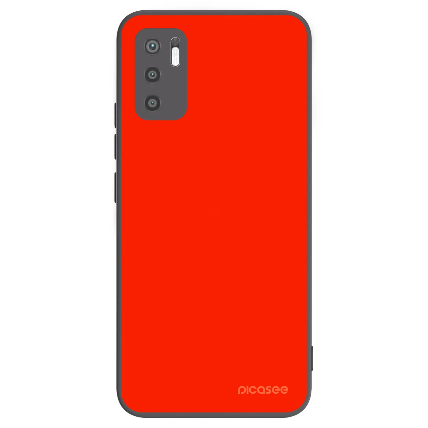 Picasee silikonski črni ovitek za Xiaomi Redmi Note 10 5G - Maranello Red