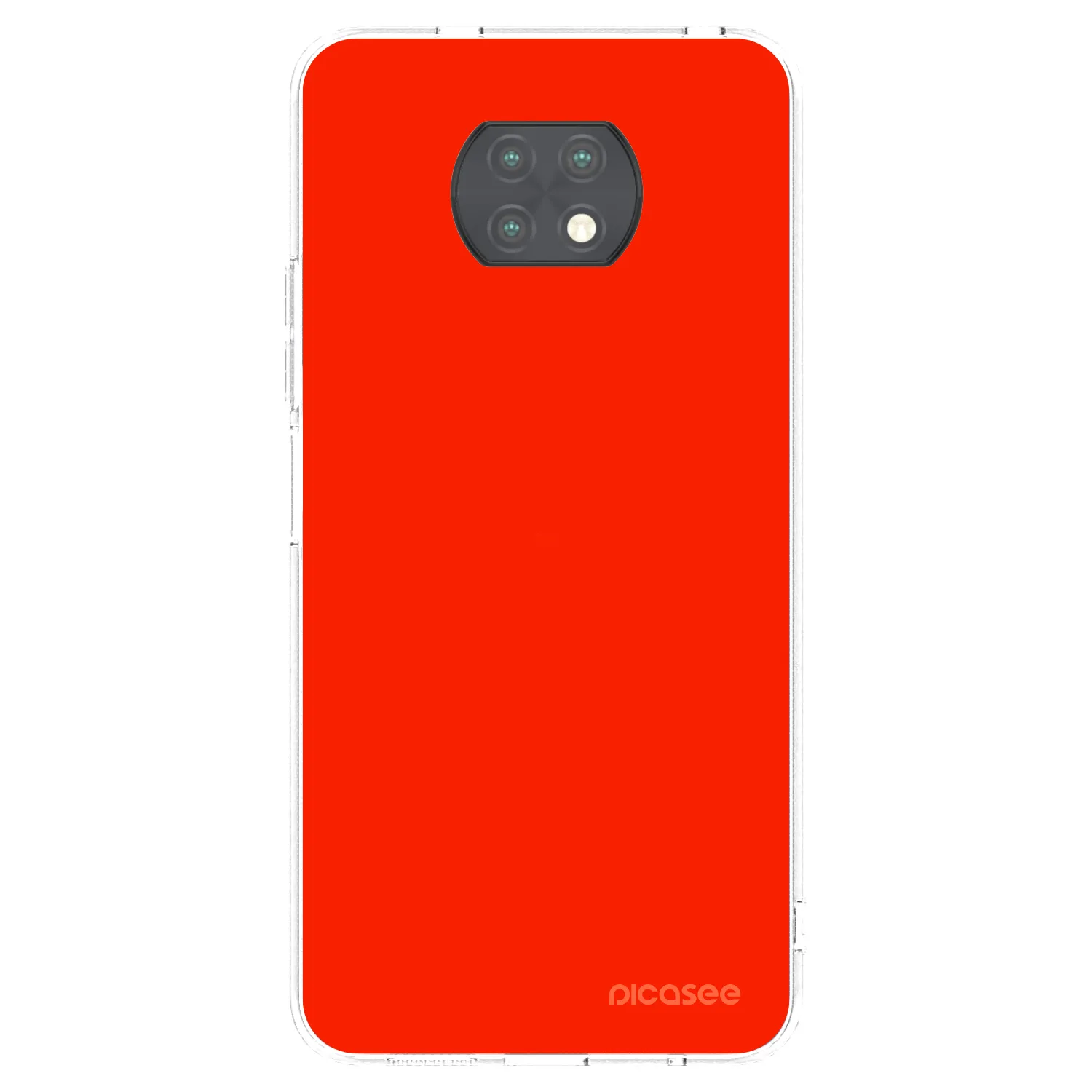 Picasee silikonski prozorni ovitek za Xiaomi Redmi Note 9T - Maranello Red