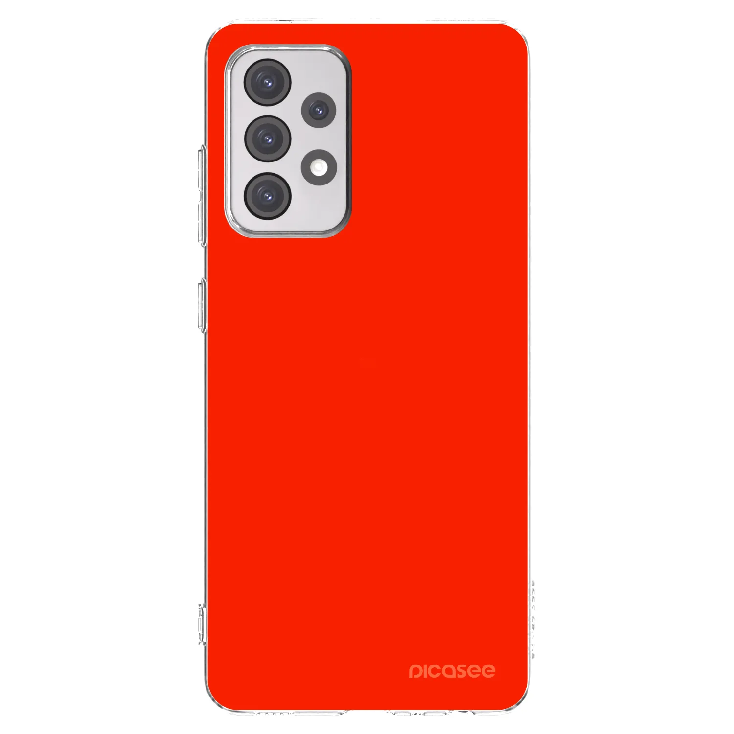 Picasee silikonski prozorni ovitek za Samsung Galaxy A52s 5G A528B - Maranello Red