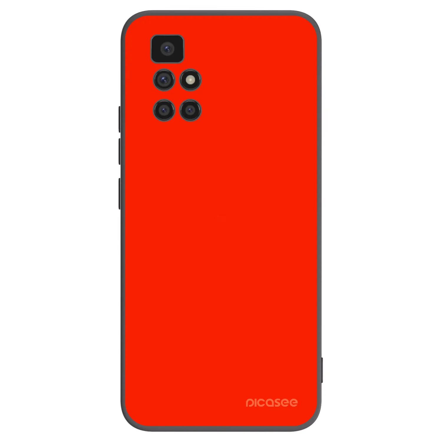 Picasee silikonski črni ovitek za Xiaomi Redmi 10 - Maranello Red