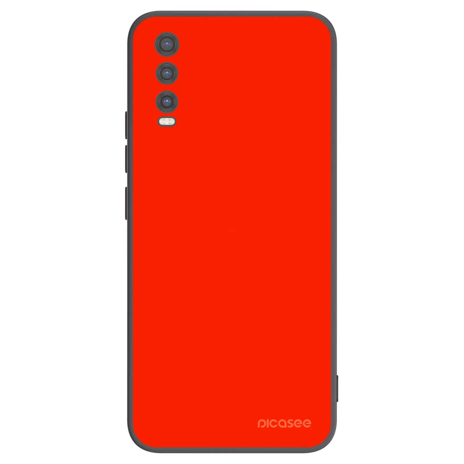 Picasee silikonski črni ovitek za Vivo Y20s - Maranello Red