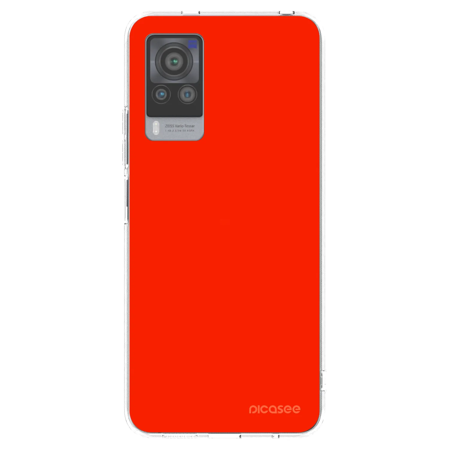 Picasee silikonski prozorni ovitek za Vivo X60 Pro 5G - Maranello Red