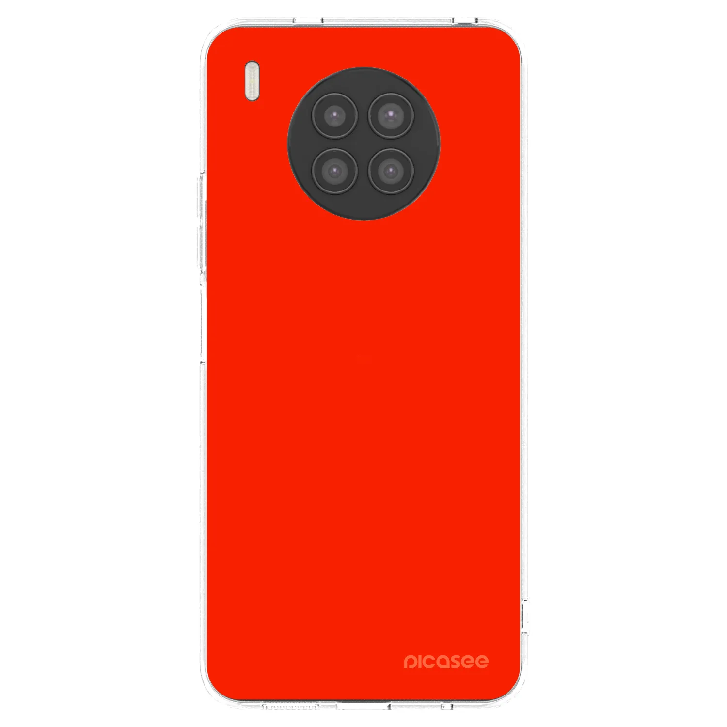 Picasee silikonski prozorni ovitek za Huawei Nova 8i - Maranello Red