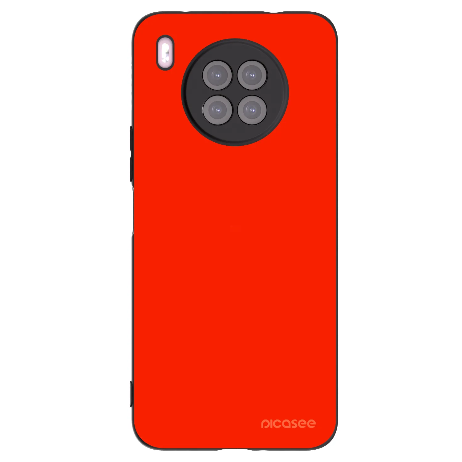 Picasee silikonski črni ovitek za Huawei Nova 8i - Maranello Red