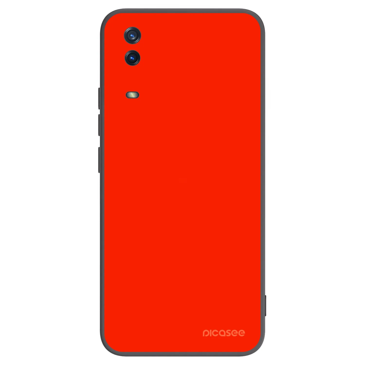 Picasee silikonski črni ovitek za Vivo Y11s - Maranello Red