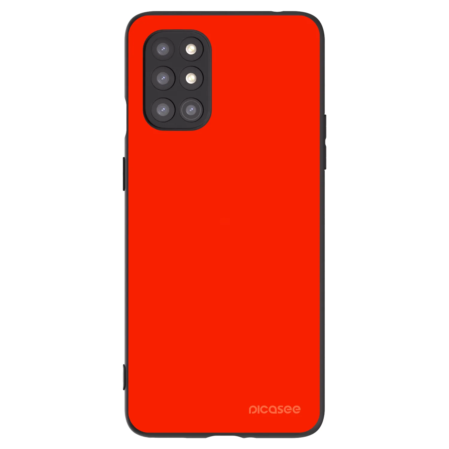Picasee silikonski črni ovitek za OnePlus 8T - Maranello Red