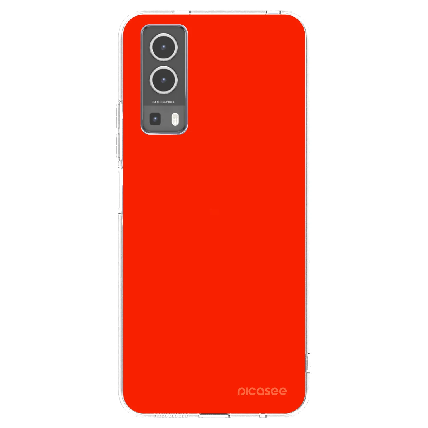 Picasee silikonski prozorni ovitek za Vivo Y72 5G - Maranello Red