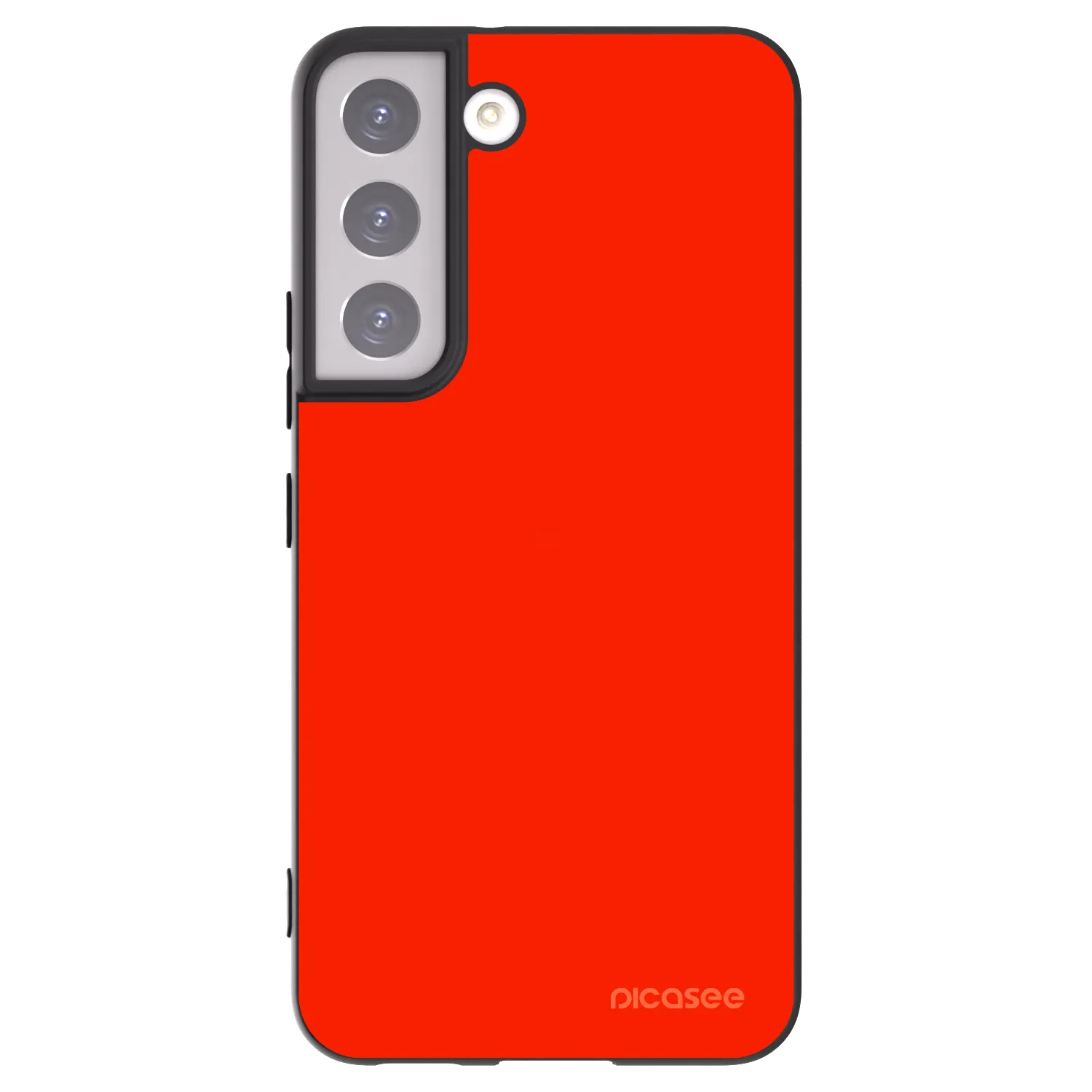 Picasee silikonski črni ovitek za Samsung Galaxy S22 5G - Maranello Red