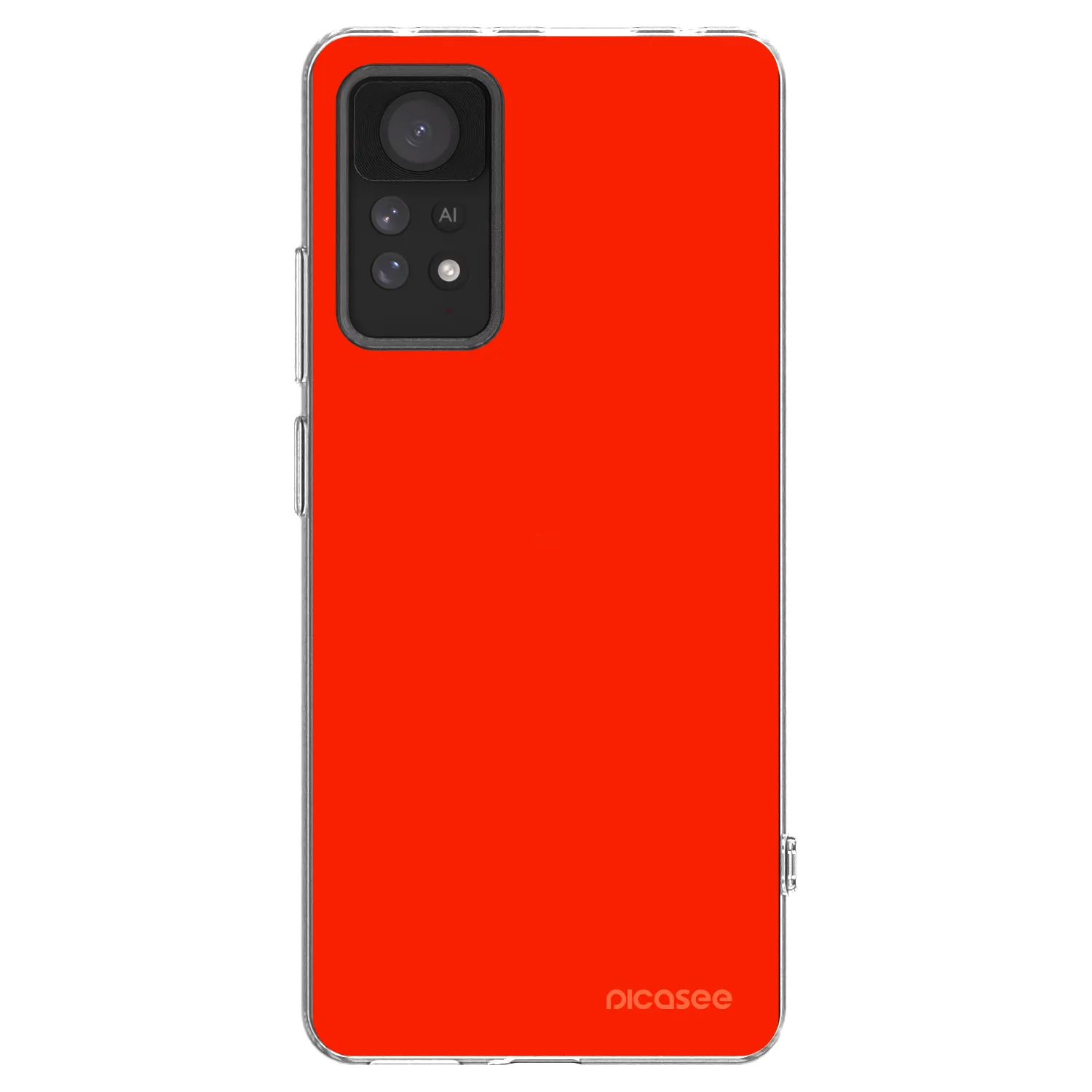 Picasee silikonski prozorni ovitek za Xiaomi Redmi Note 11 Pro - Maranello Red