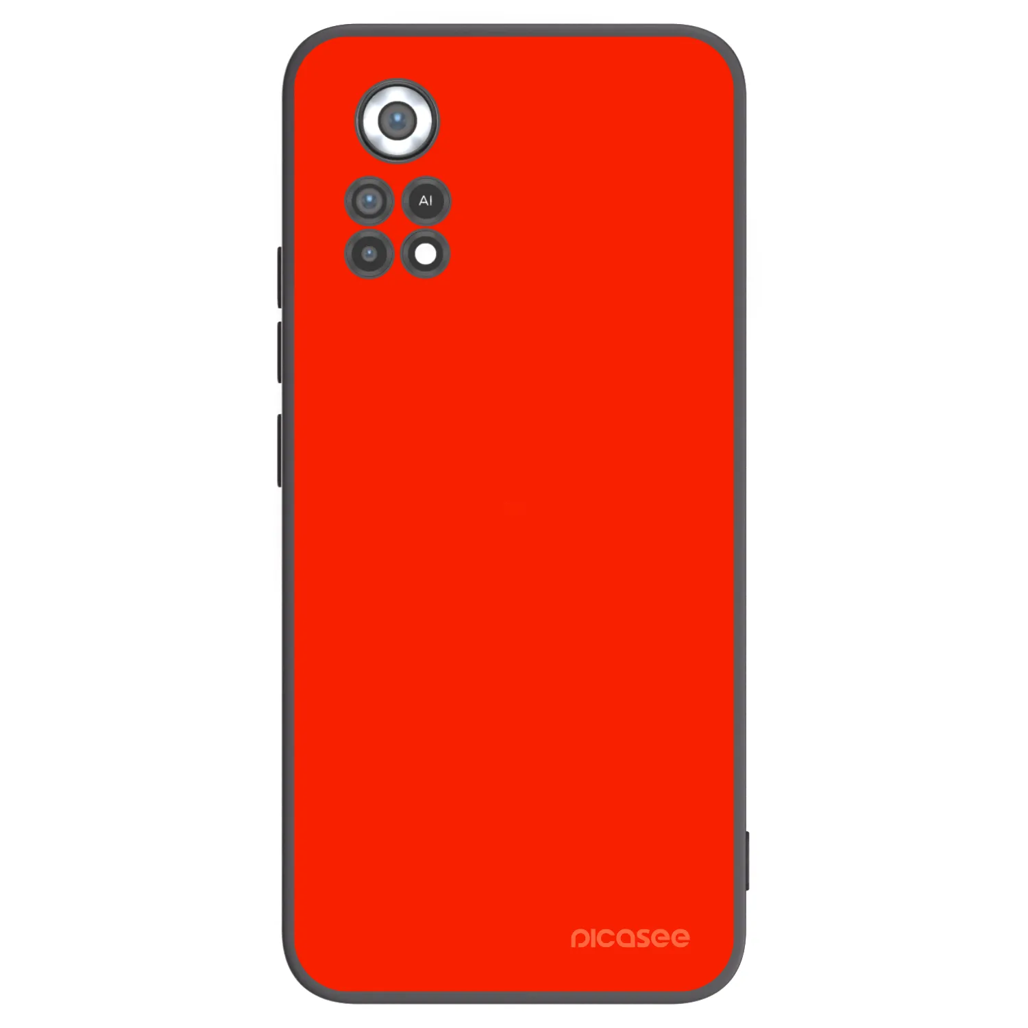 Picasee silikonski črni ovitek za Xiaomi Poco X4 Pro 5G - Maranello Red
