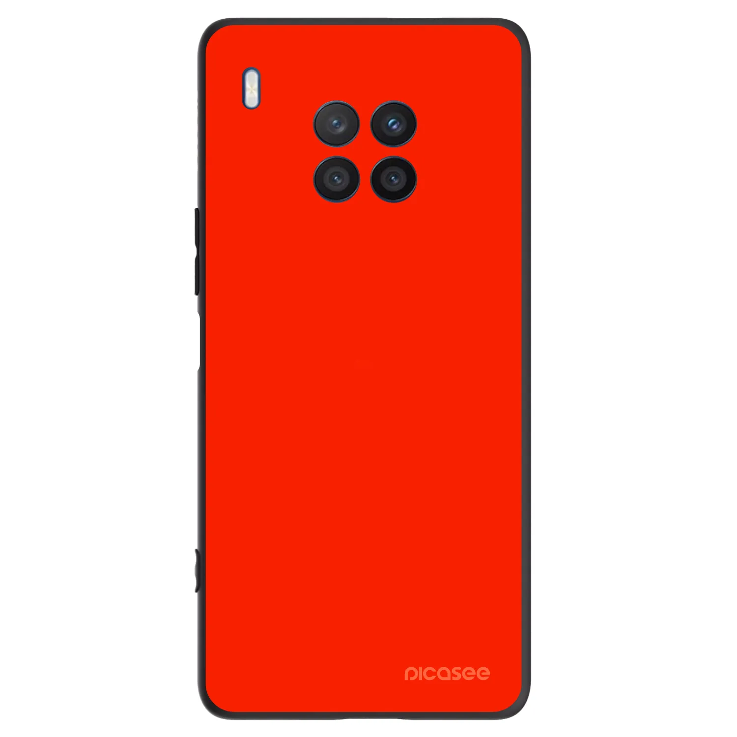 Picasee silikonski črni ovitek za Honor 50 Lite - Maranello Red