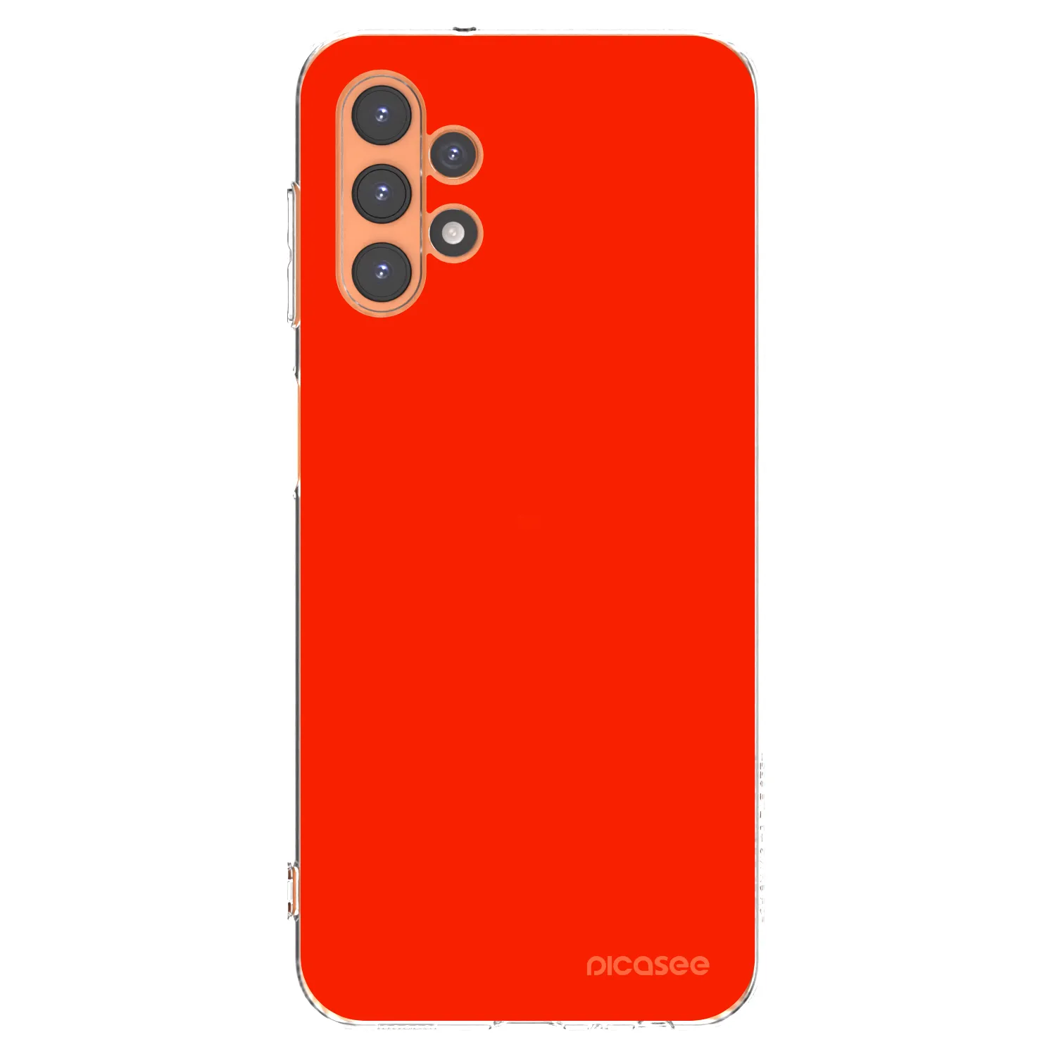 Picasee silikonski prozorni ovitek za Samsung Galaxy A13 4G A135 - Maranello Red