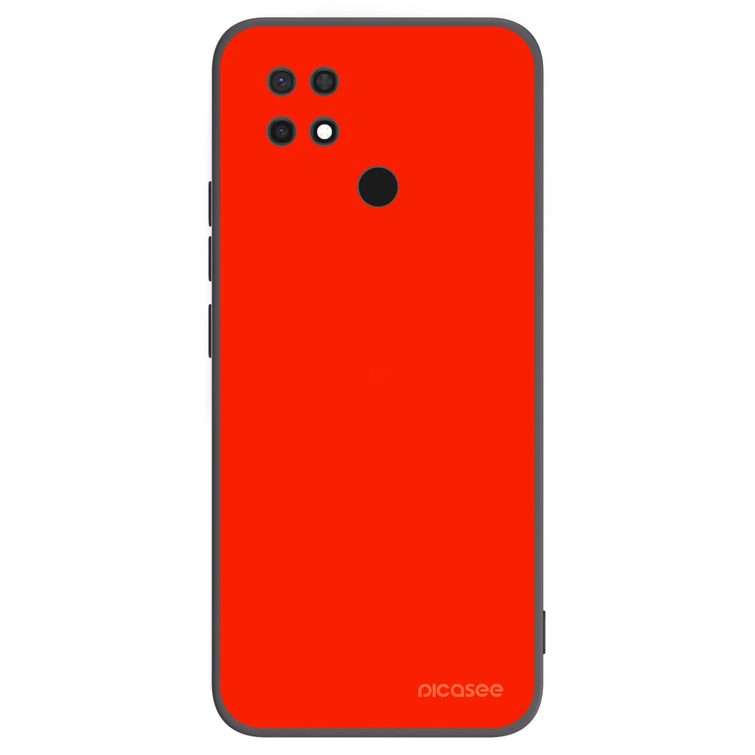 Picasee silikonski črni ovitek za Xiaomi Redmi 10C - Maranello Red