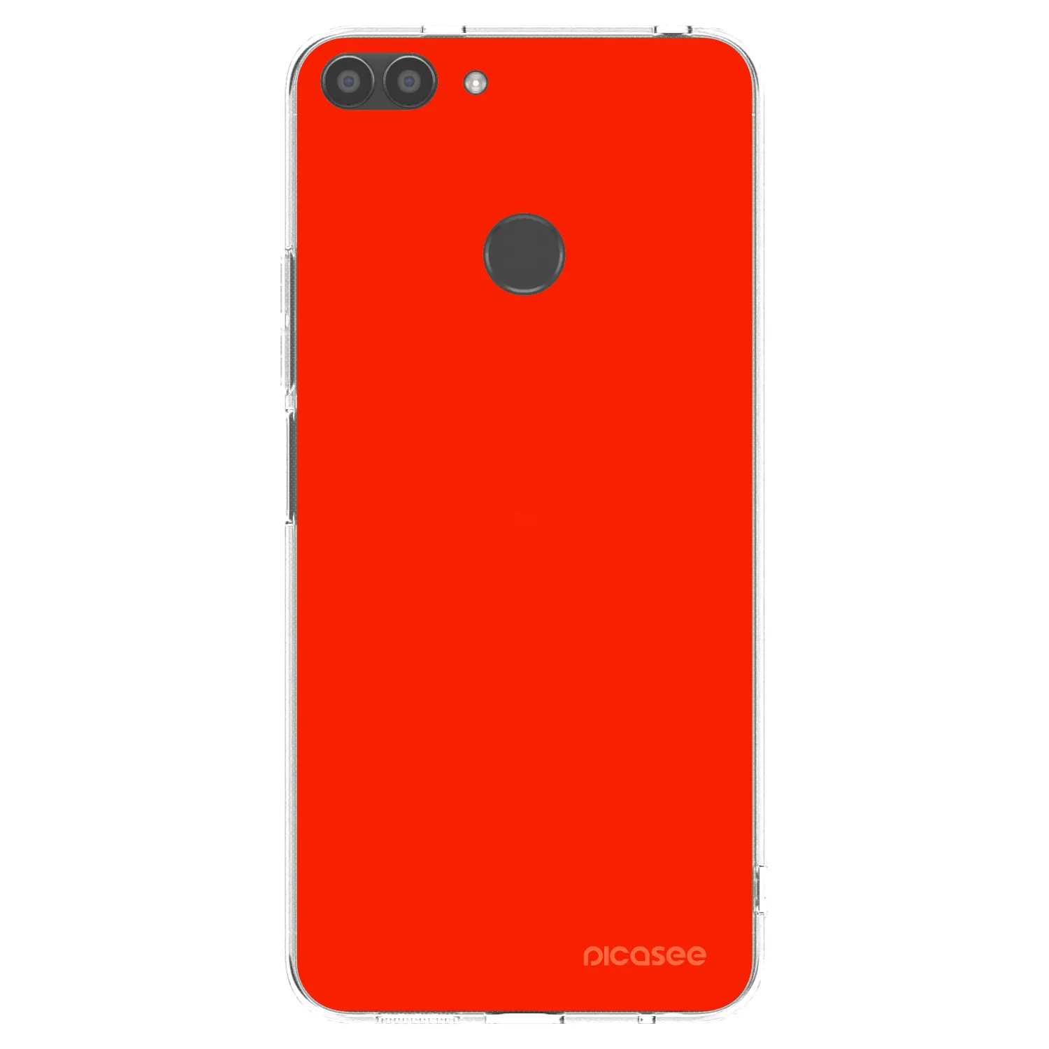 Picasee silikonski prozorni ovitek za Huawei P Smart - Maranello Red