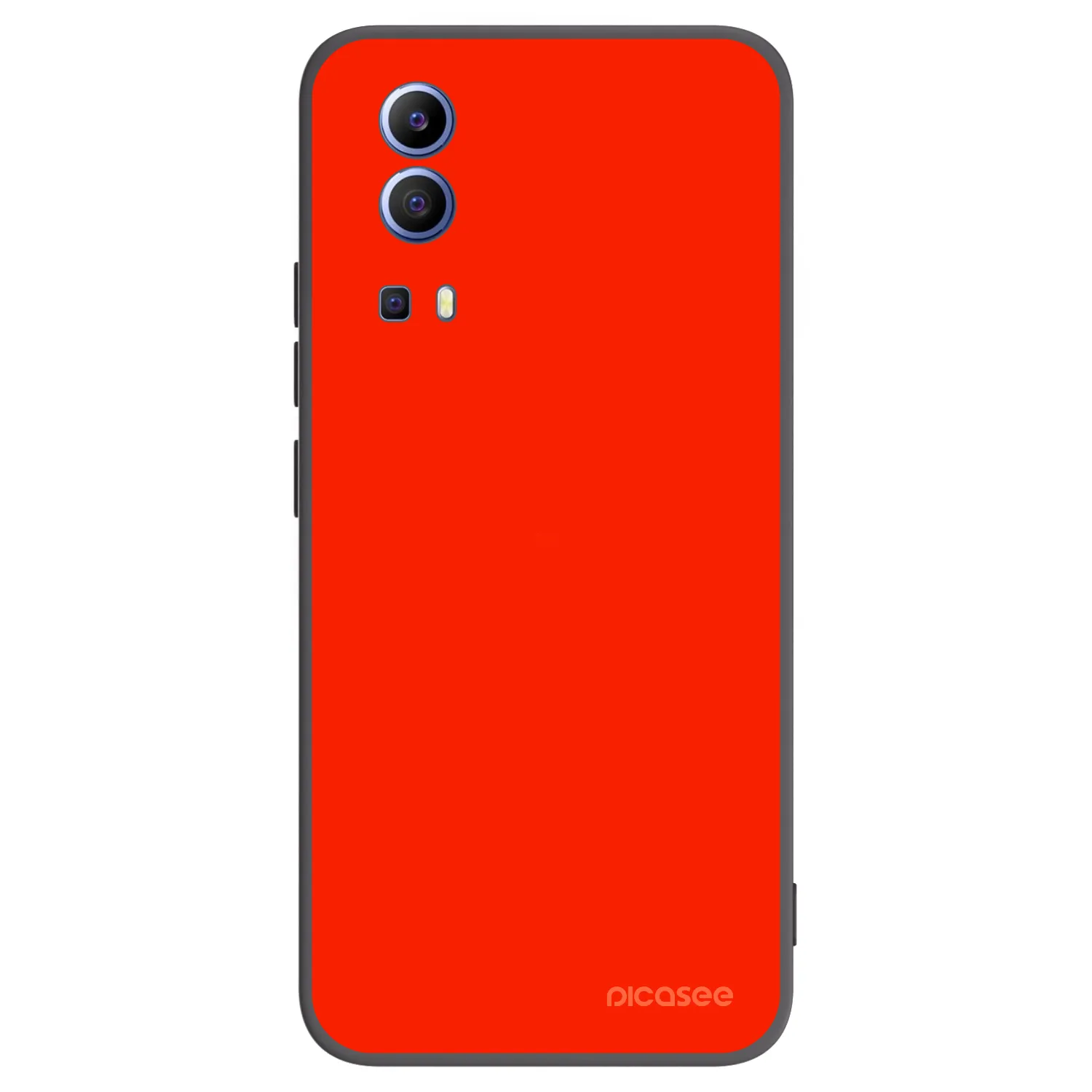 Picasee silikonski črni ovitek za Vivo Y52 5G - Maranello Red