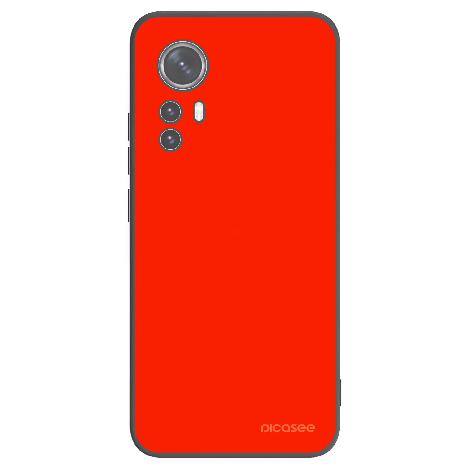 Picasee silikonski črni ovitek za Xiaomi 12X - Maranello Red