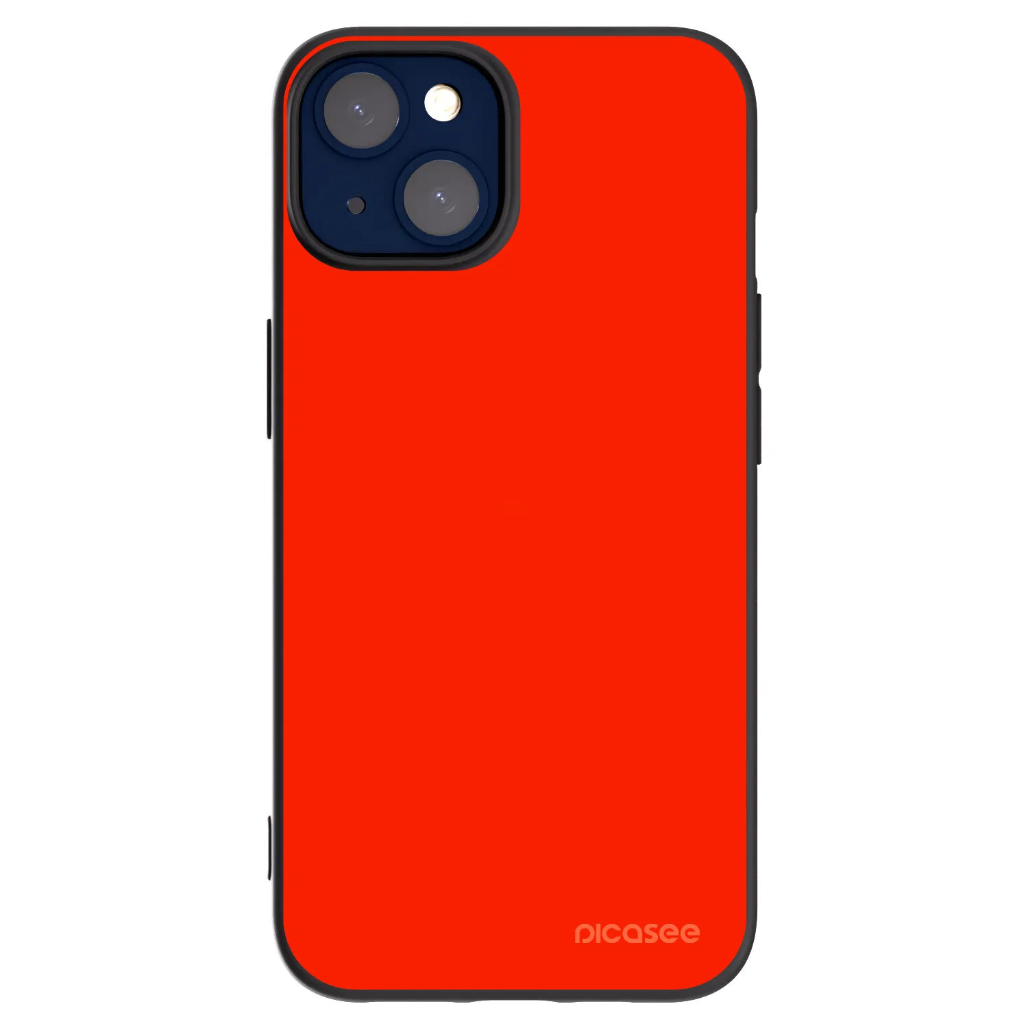 Picasee silikonski črni ovitek za Apple iPhone 14 - Maranello Red