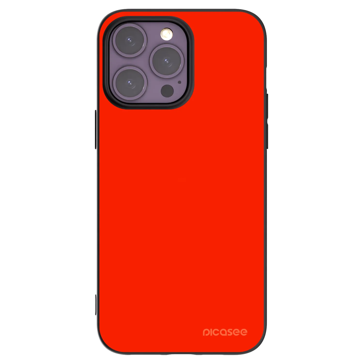 Picasee silikonski črni ovitek za Apple iPhone 14 Pro Max - Maranello Red