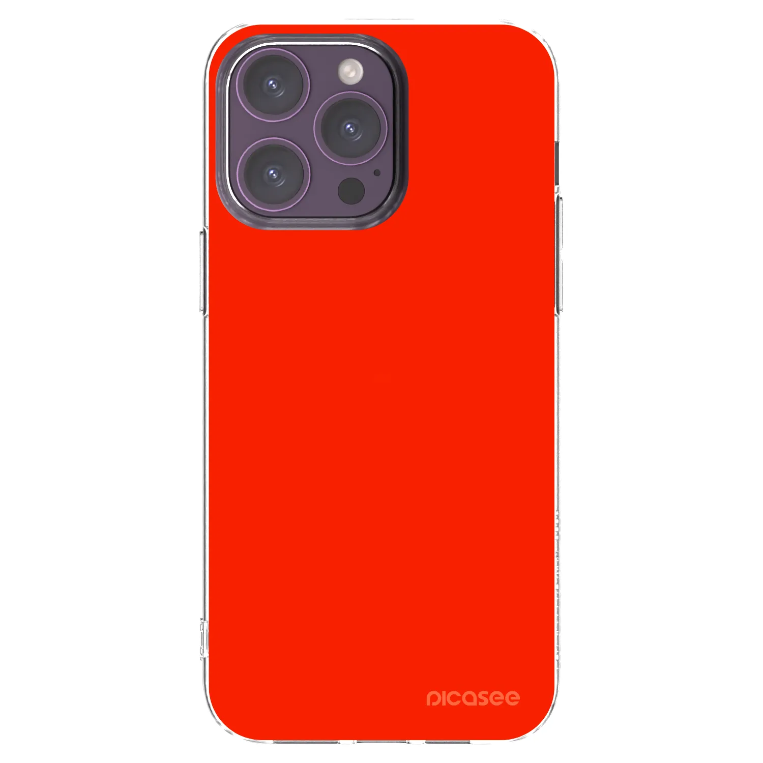 Picasee silikonski prozorni ovitek za Apple iPhone 14 Pro Max - Maranello Red