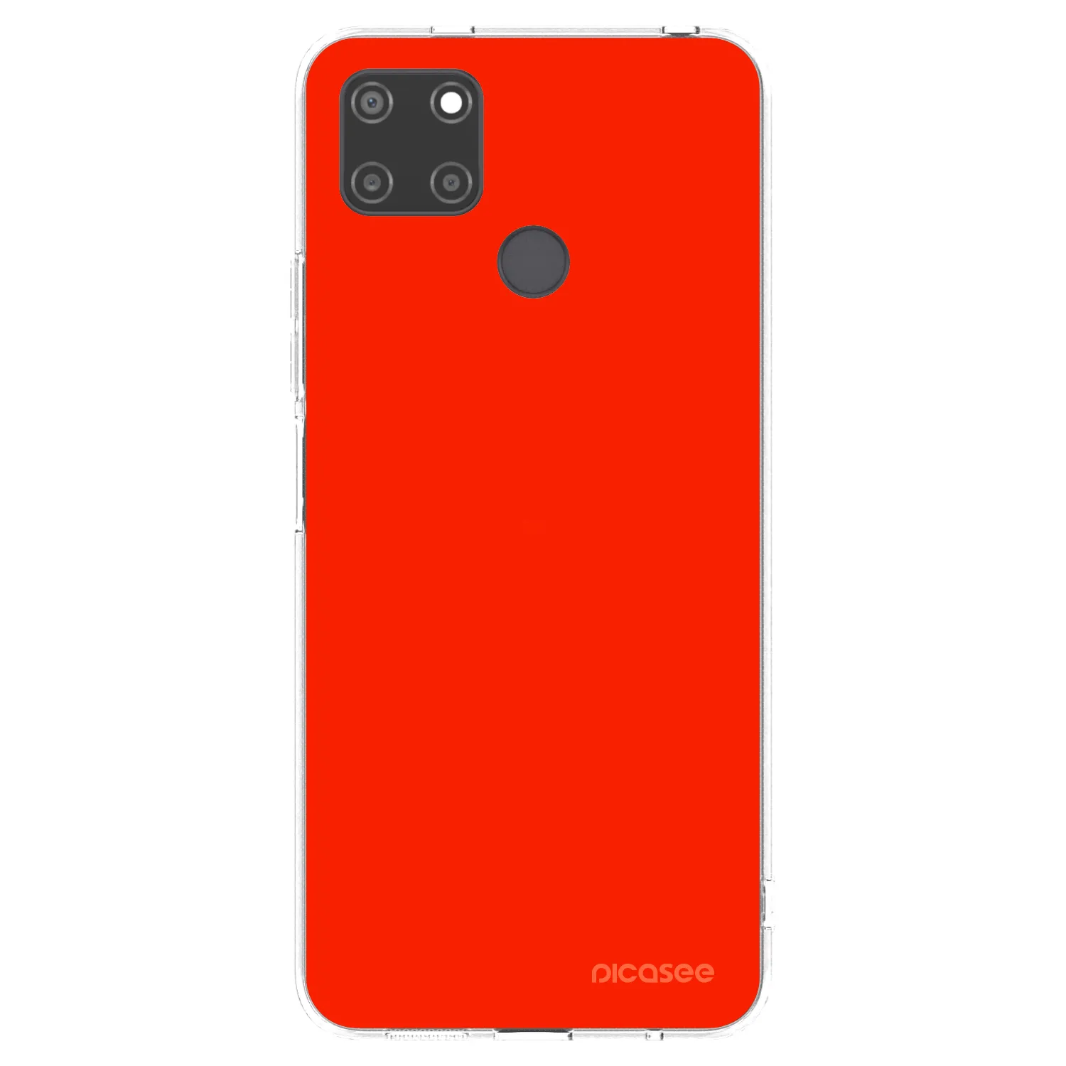 Picasee silikonski prozorni ovitek za Realme C21Y - Maranello Red