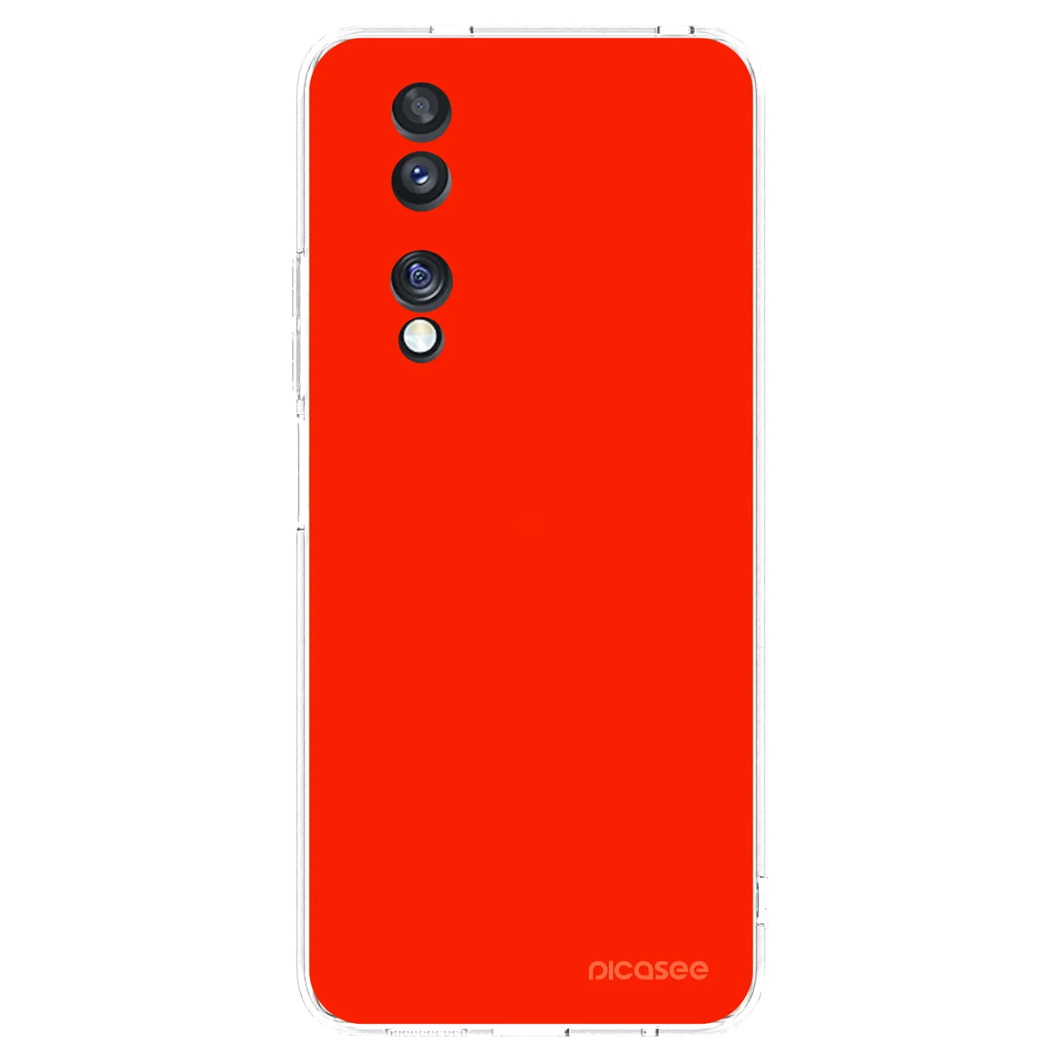 Picasee silikonski prozorni ovitek za Honor 70 - Maranello Red