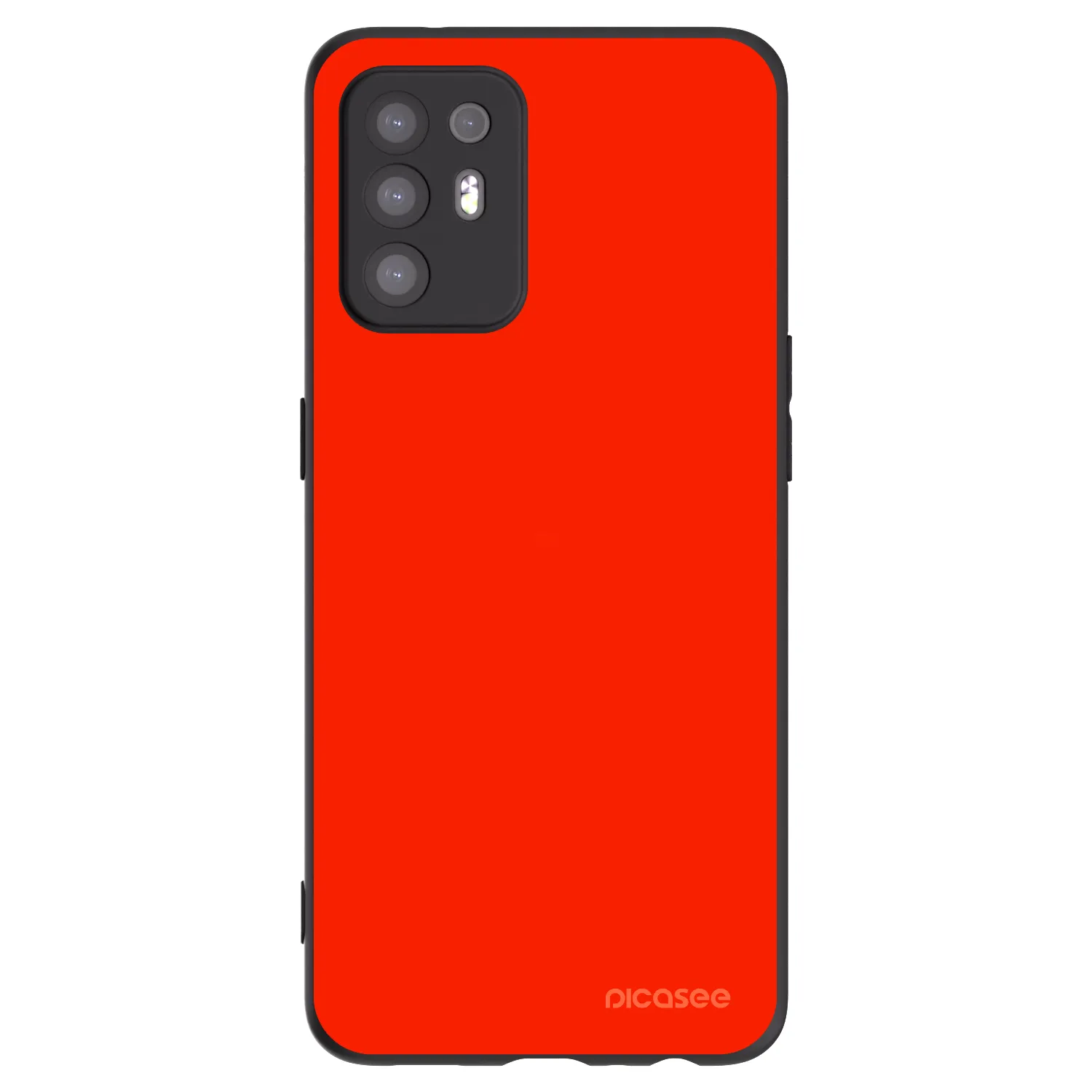 Picasee silikonski črni ovitek za OPPO A94 5G - Maranello Red