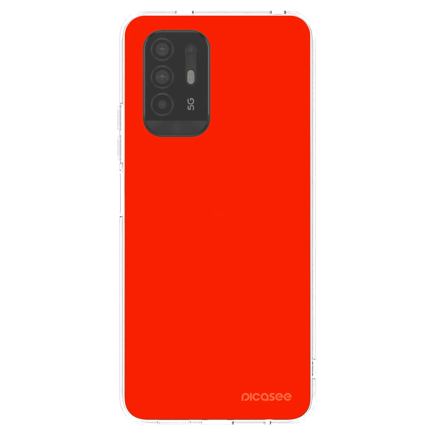 Picasee silikonski prozorni ovitek za OPPO A94 5G - Maranello Red