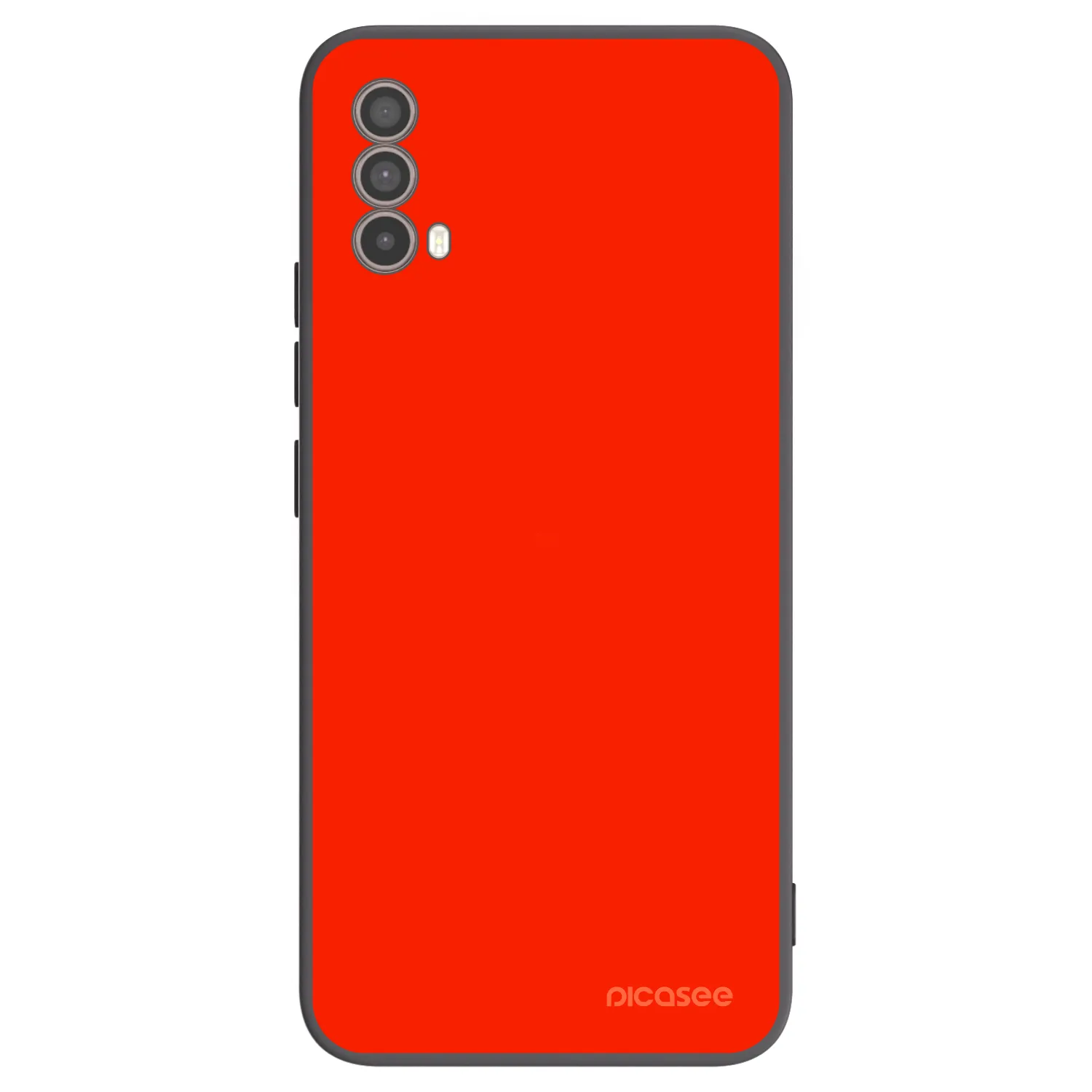 Picasee silikonski črni ovitek za Motorola Moto E40 - Maranello Red