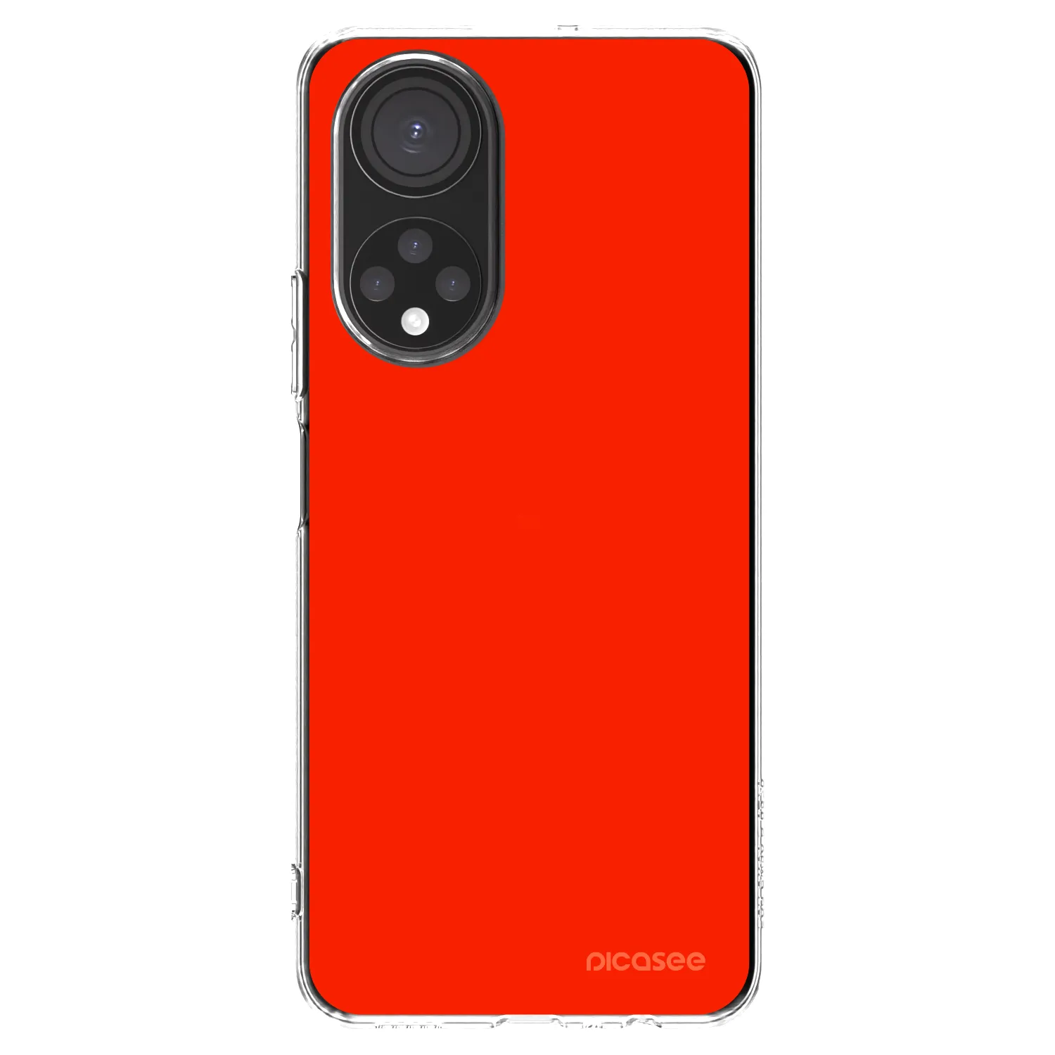 Picasee silikonski prozorni ovitek za Honor X7 - Maranello Red