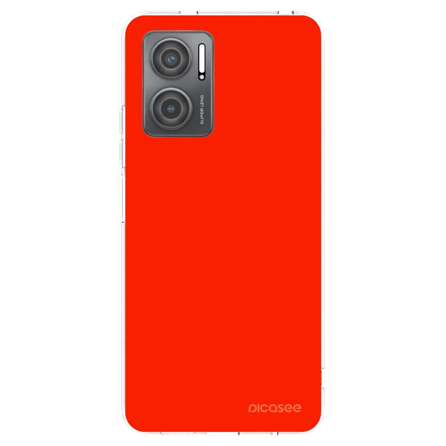 Picasee silikonski prozorni ovitek za Xiaomi Redmi 10 5G - Maranello Red