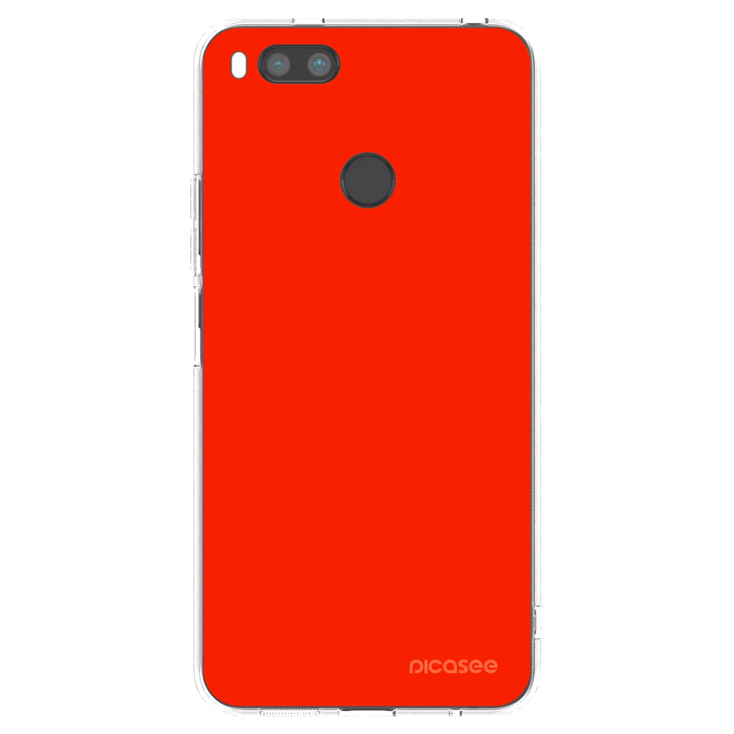 Picasee silikonski prozorni ovitek za Xiaomi Redmi A1 - Maranello Red
