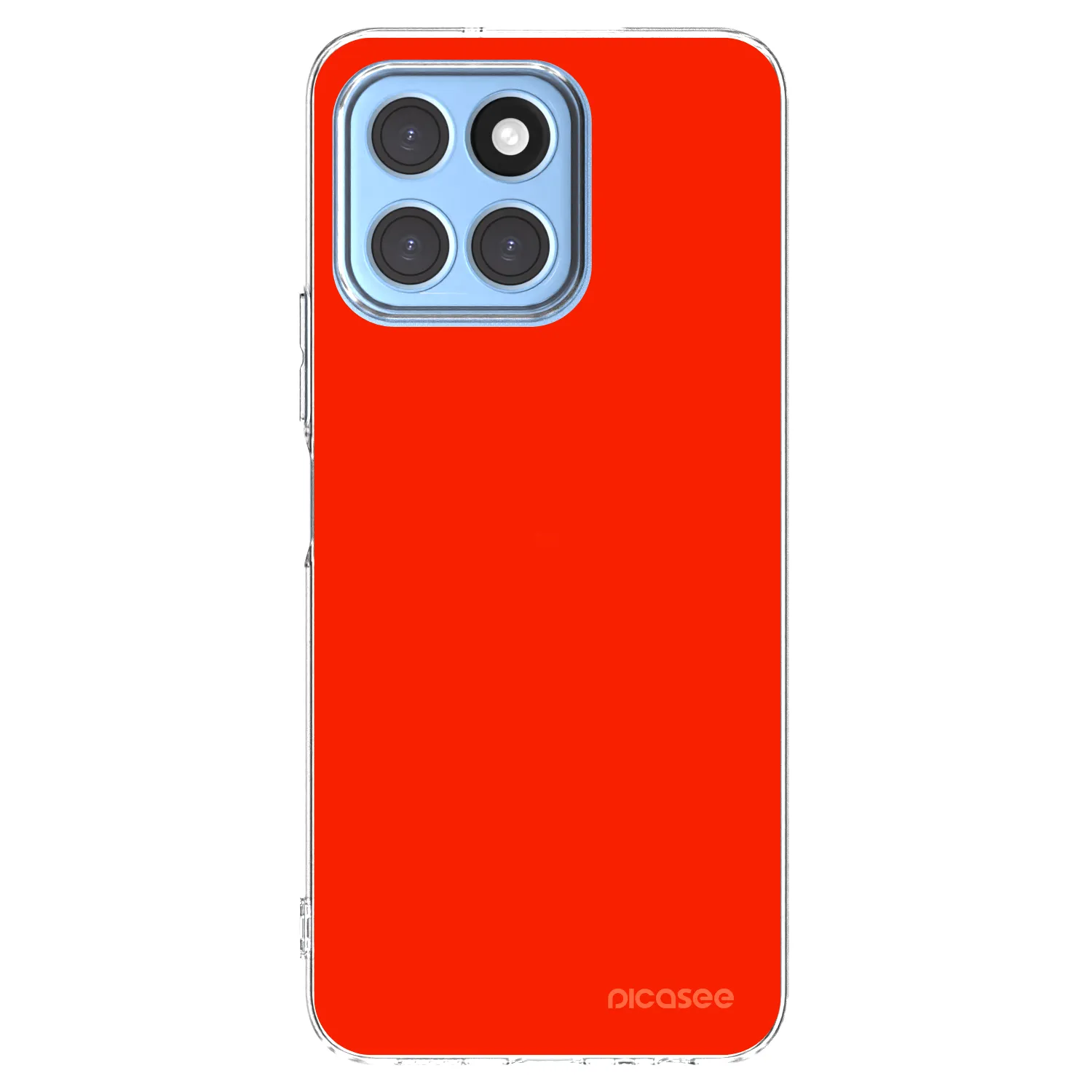 Picasee silikonski prozorni ovitek za Honor X8 5G - Maranello Red