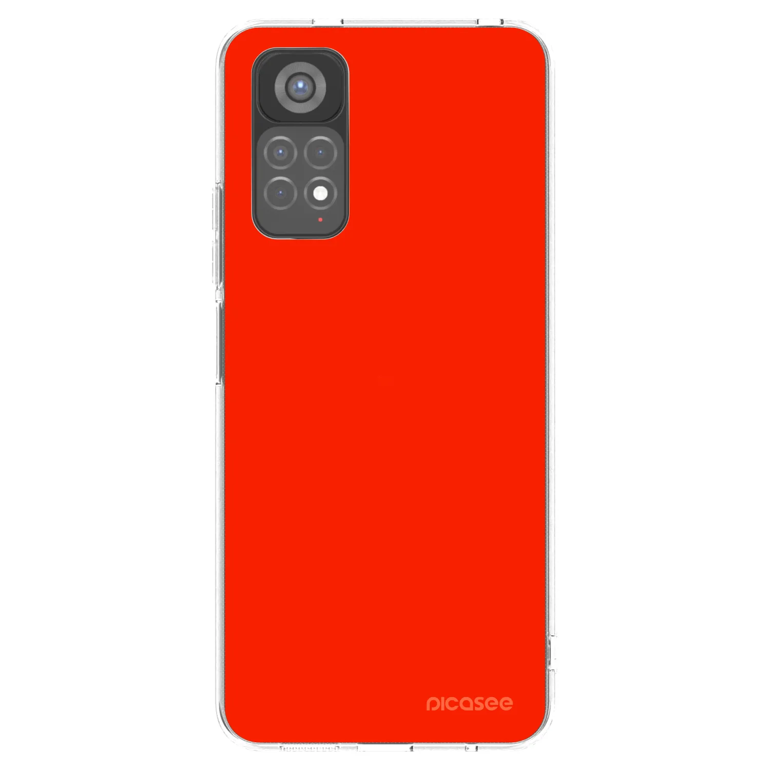 Picasee silikonski prozorni ovitek za Xiaomi Redmi Note 11S 5G - Maranello Red