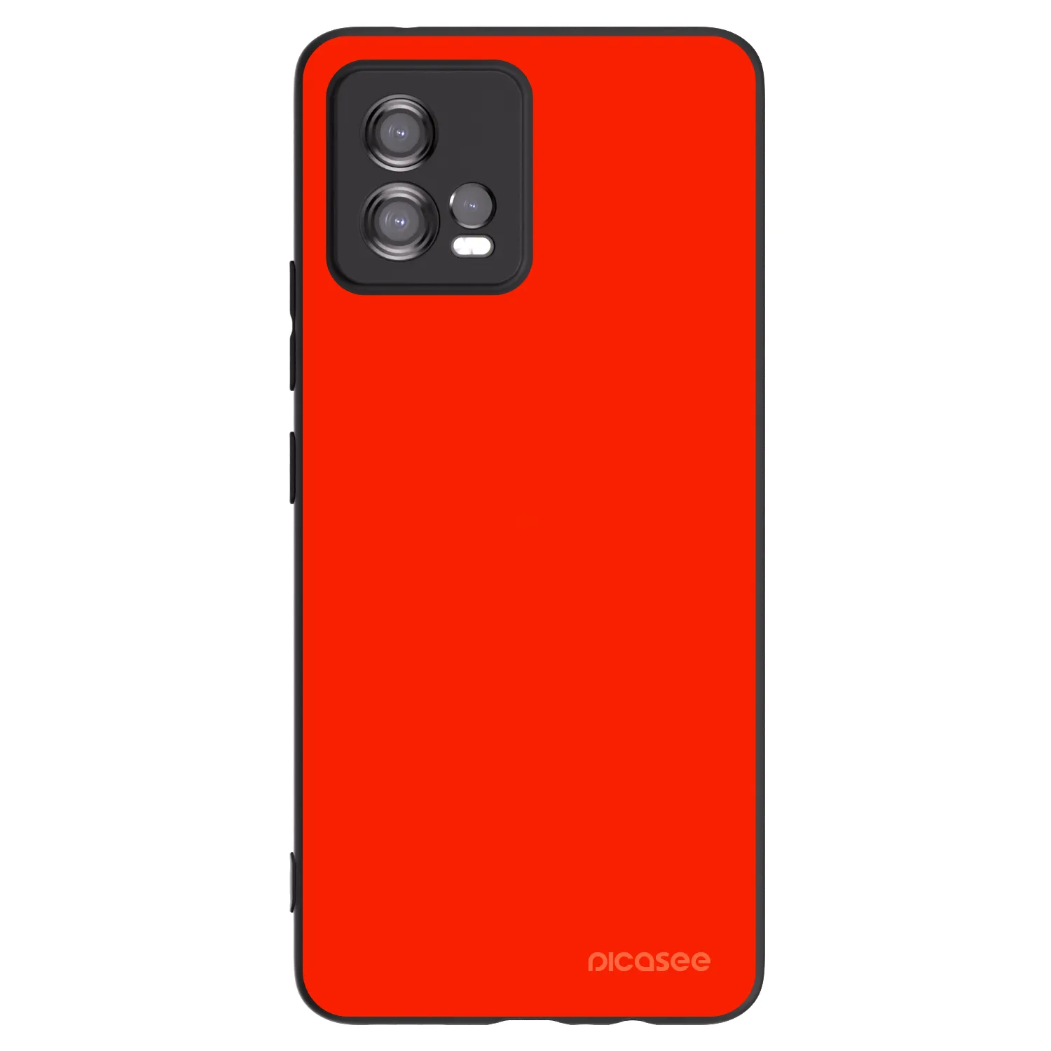 Picasee silikonski črni ovitek za Motorola Moto G72 - Maranello Red