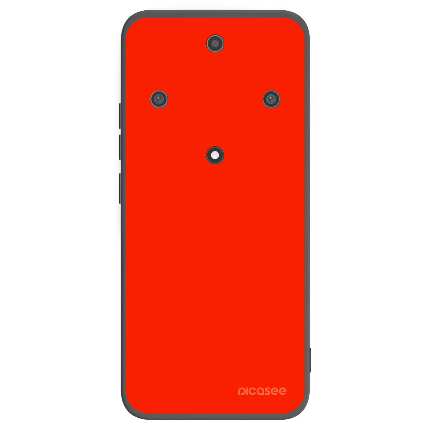 Picasee silikonski črni ovitek za Honor Magic5 Lite 5G - Maranello Red