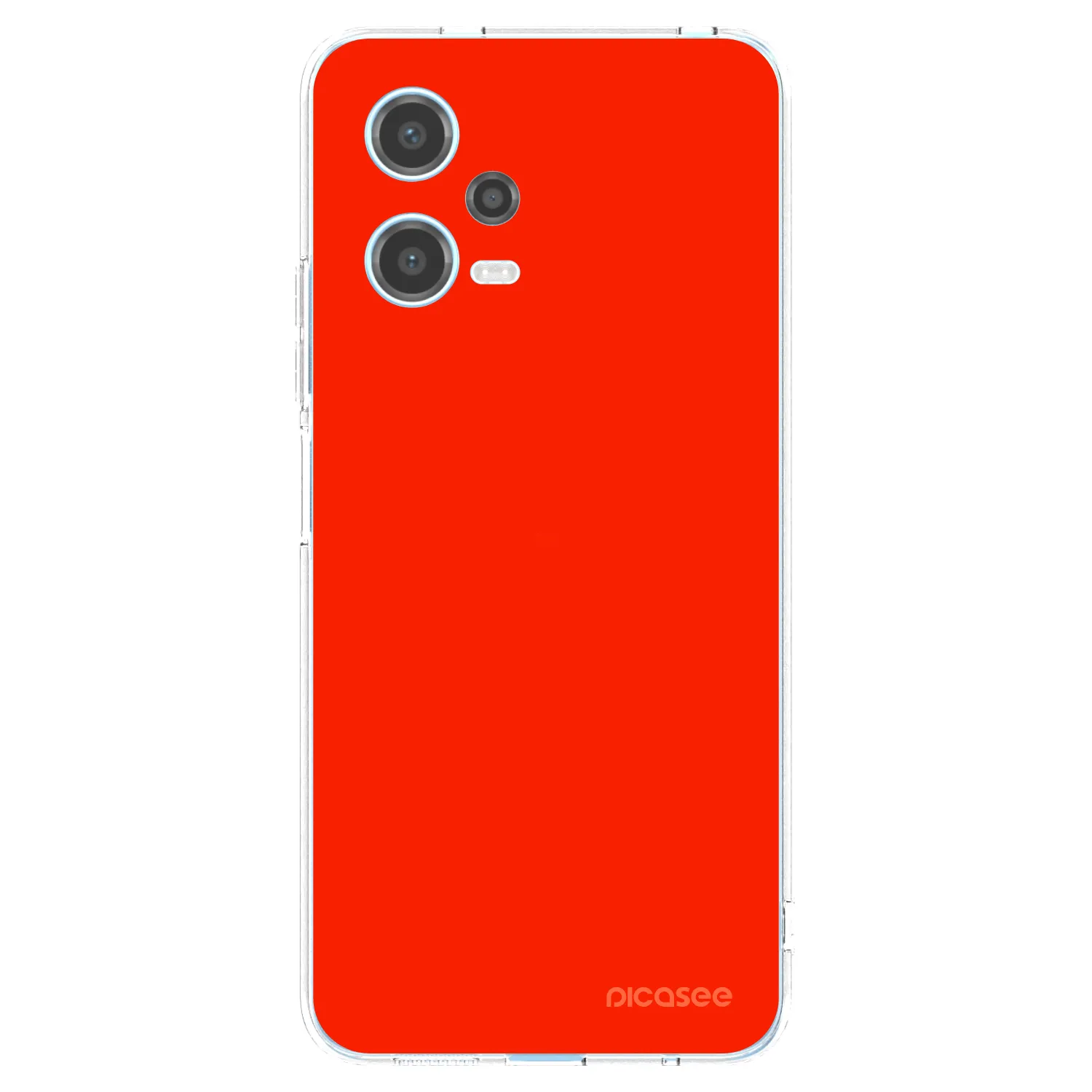 Picasee silikonski prozorni ovitek za Xiaomi Redmi Note 12 5G - Maranello Red