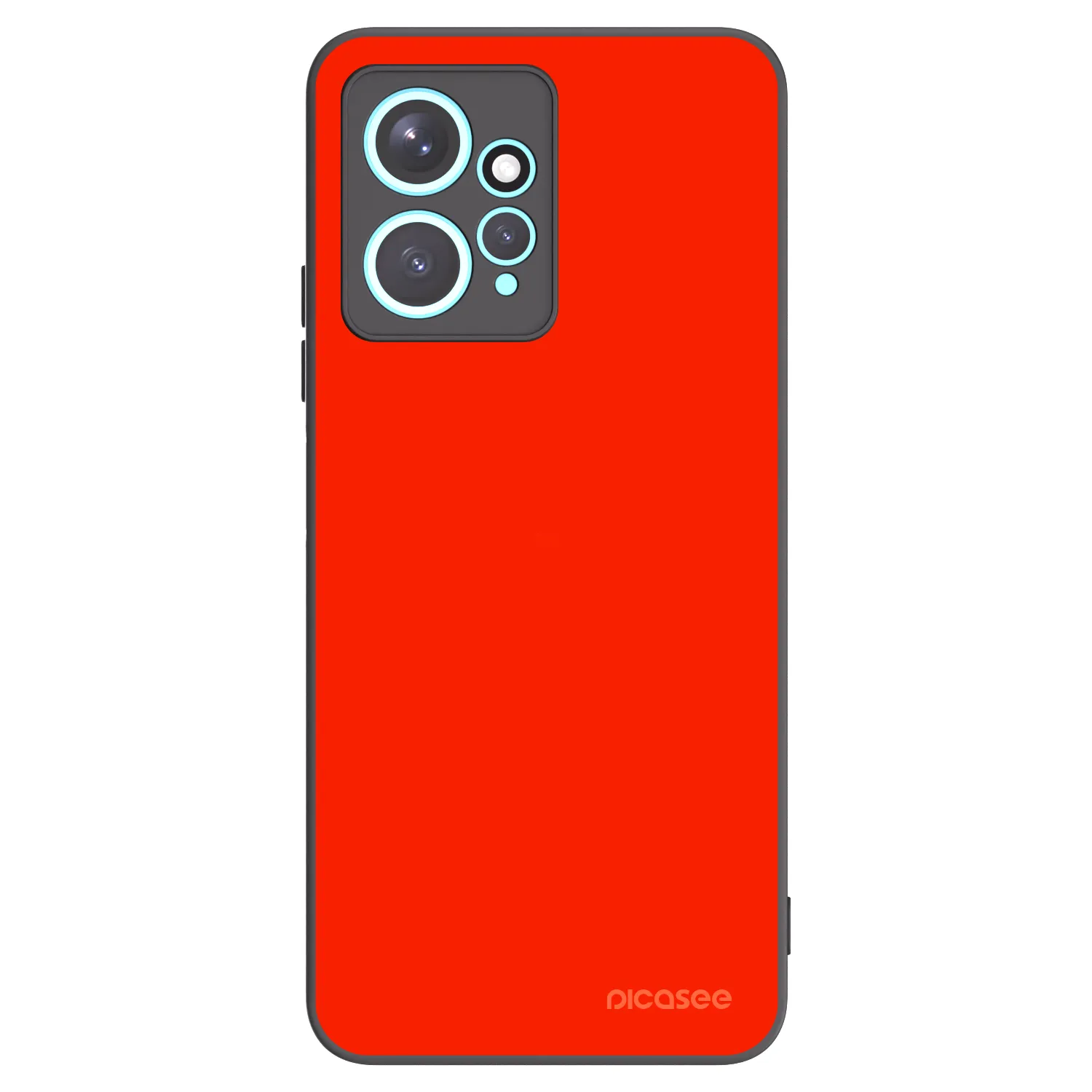 Picasee silikonski črni ovitek za Xiaomi Redmi Note 12 4G - Maranello Red