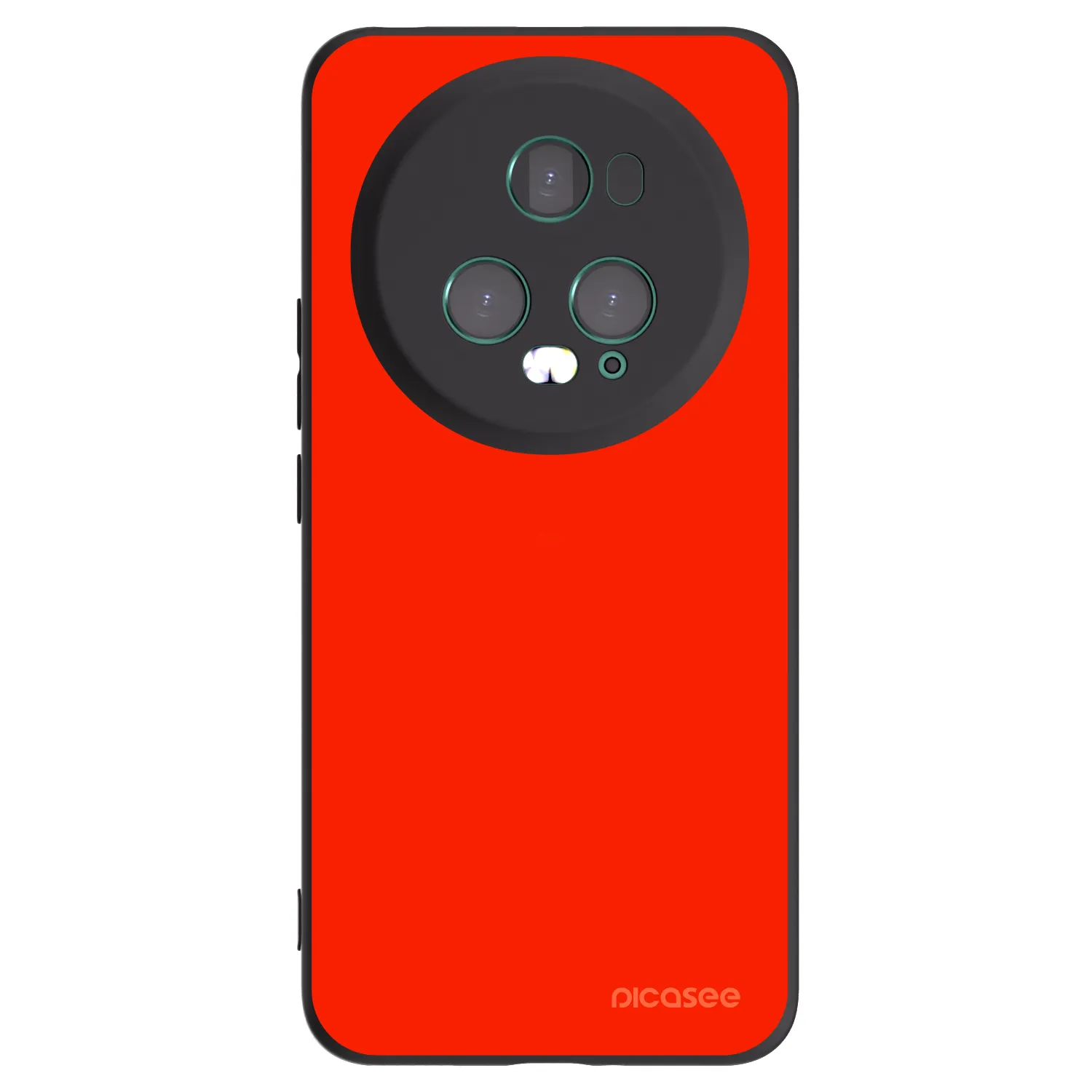 Picasee silikonski črni ovitek za Honor Magic5 Pro - Maranello Red