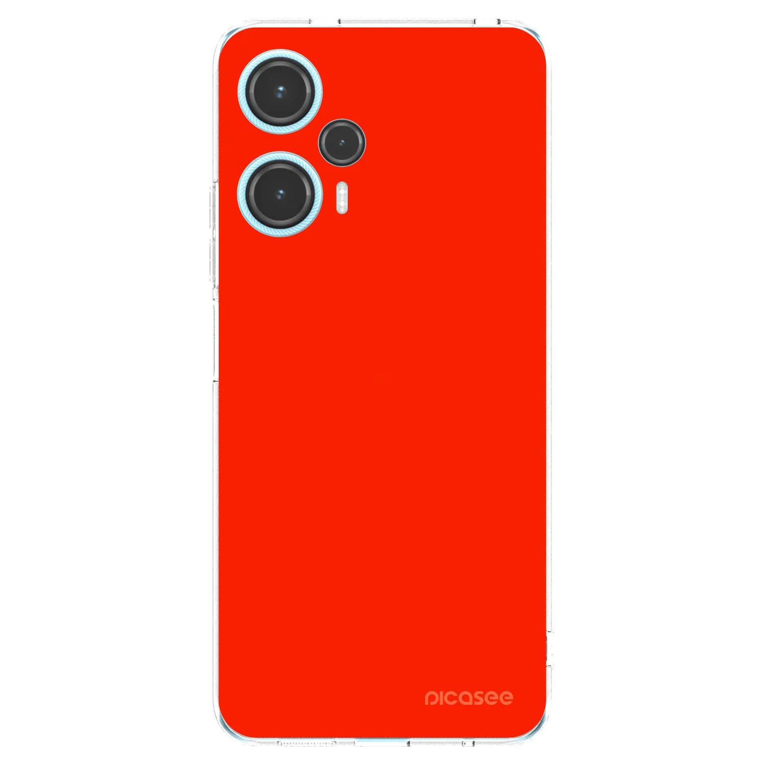 Picasee silikonski prozorni ovitek za Xiaomi Poco F5 - Maranello Red