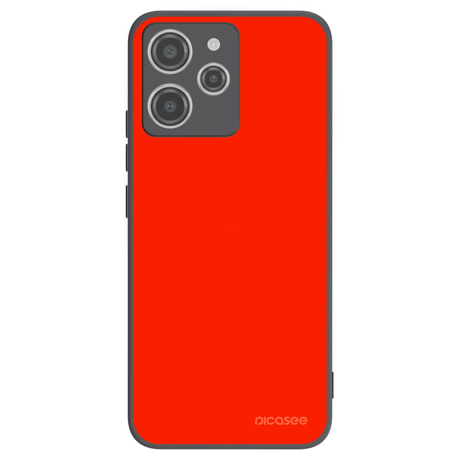 Picasee silikonski črni ovitek za Xiaomi Redmi 12 4G - Maranello Red