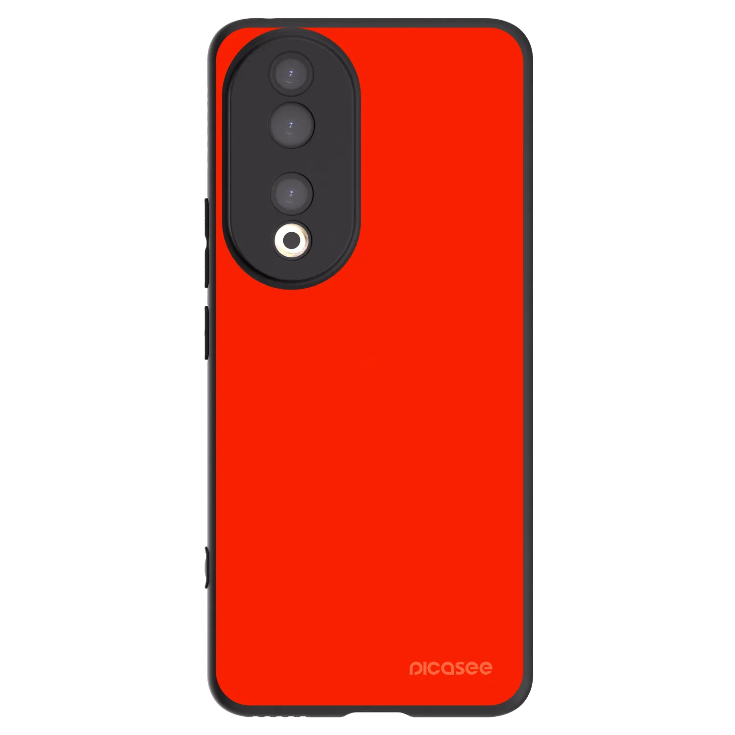 Picasee silikonski črni ovitek za Honor 90 5G - Maranello Red