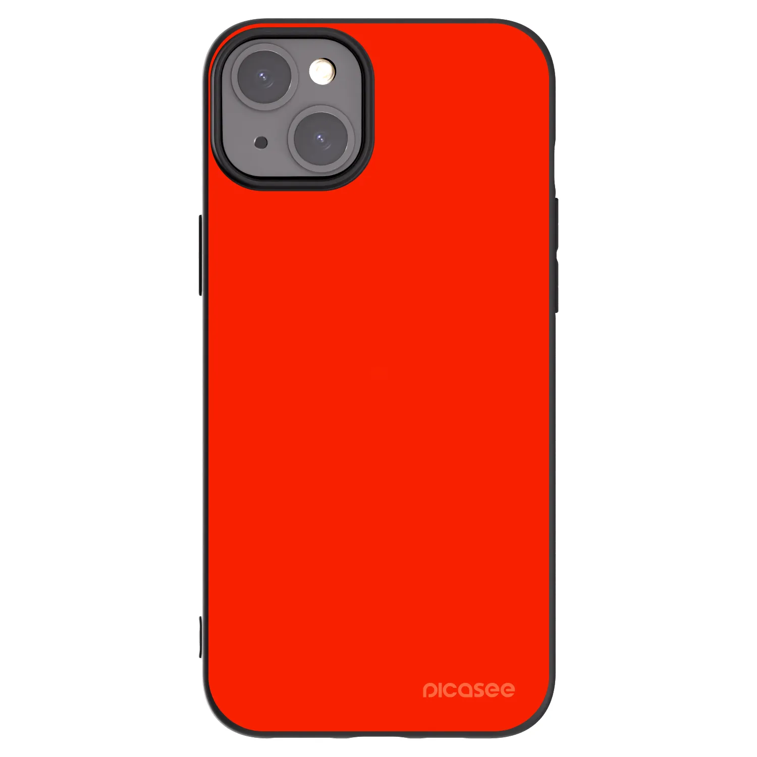 Picasee silikonski črni ovitek za Apple iPhone 15 Plus - Maranello Red