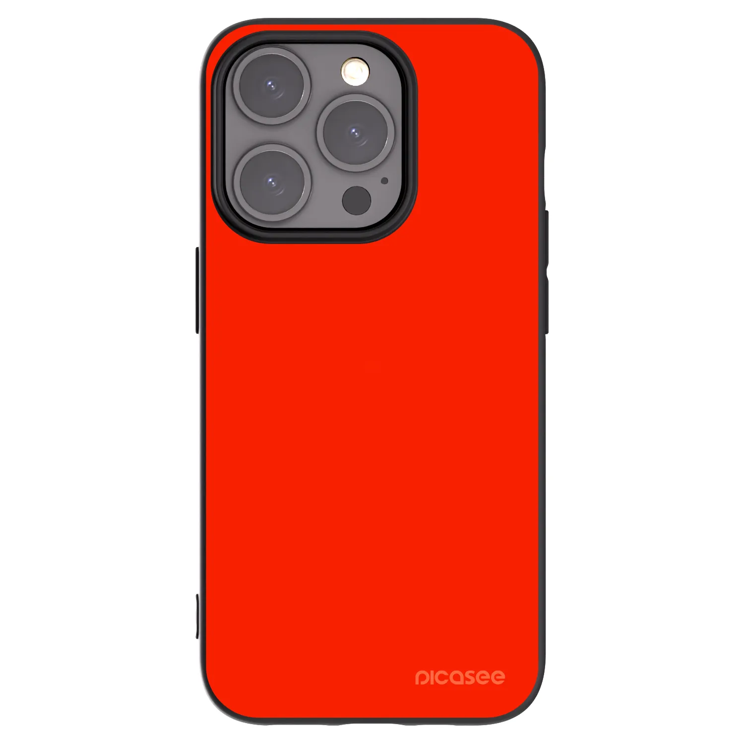 Picasee silikonski črni ovitek za Apple iPhone 15 Pro - Maranello Red