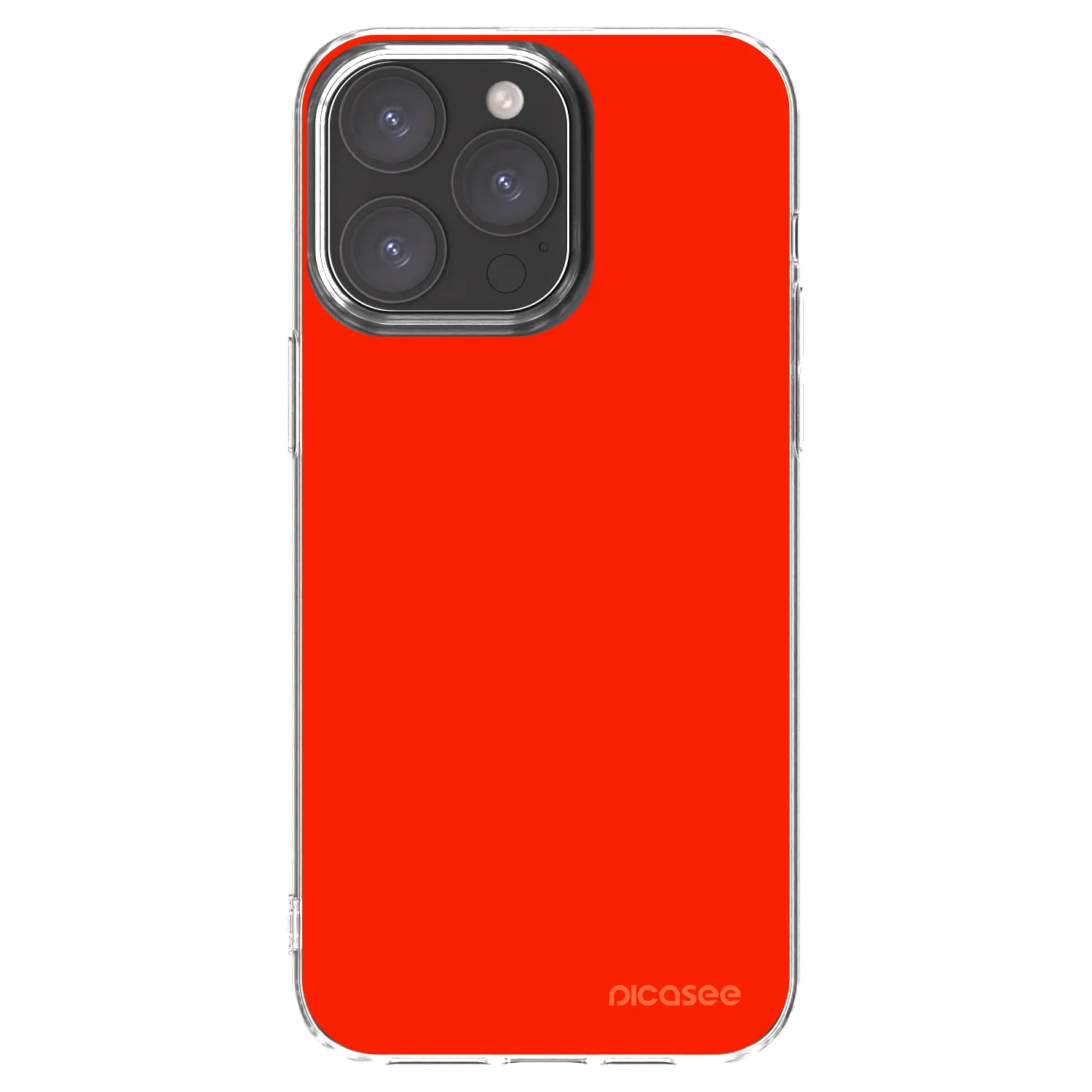 Picasee silikonski prozorni ovitek za Apple iPhone 15 Pro Max - Maranello Red
