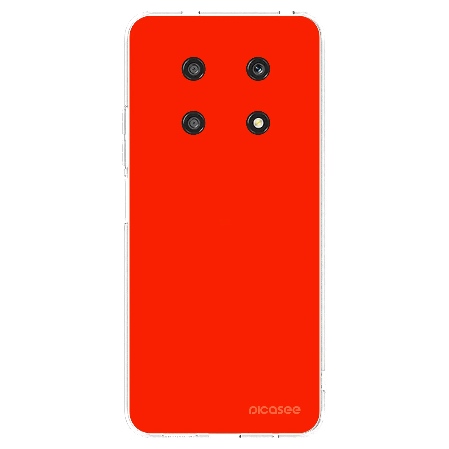 Picasee silikonski prozorni ovitek za Honor Magic4 Lite 5G - Maranello Red