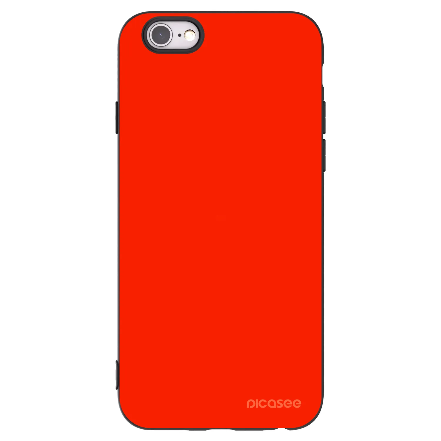 Picasee silikonski črni ovitek za Apple iPhone 6/6S - Maranello Red