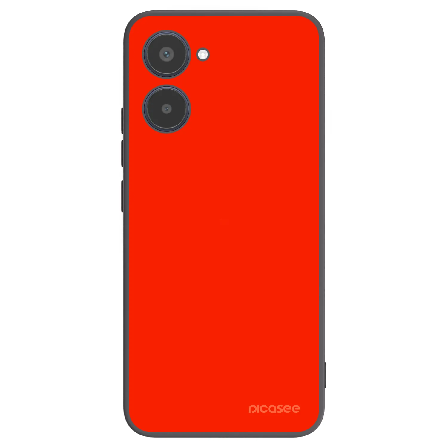 Picasee silikonski črni ovitek za Realme 10 4G - Maranello Red